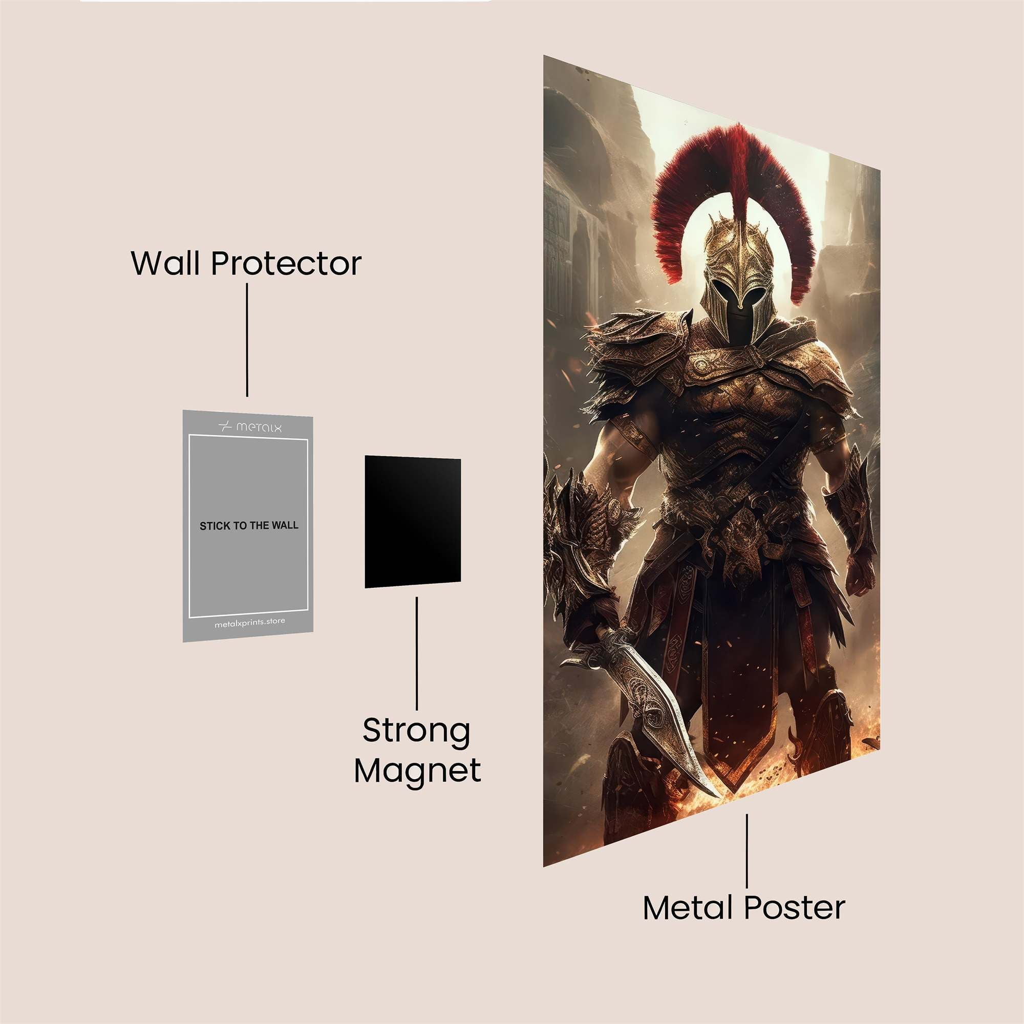 Spartan Valor Safe Wall Magnetic / M