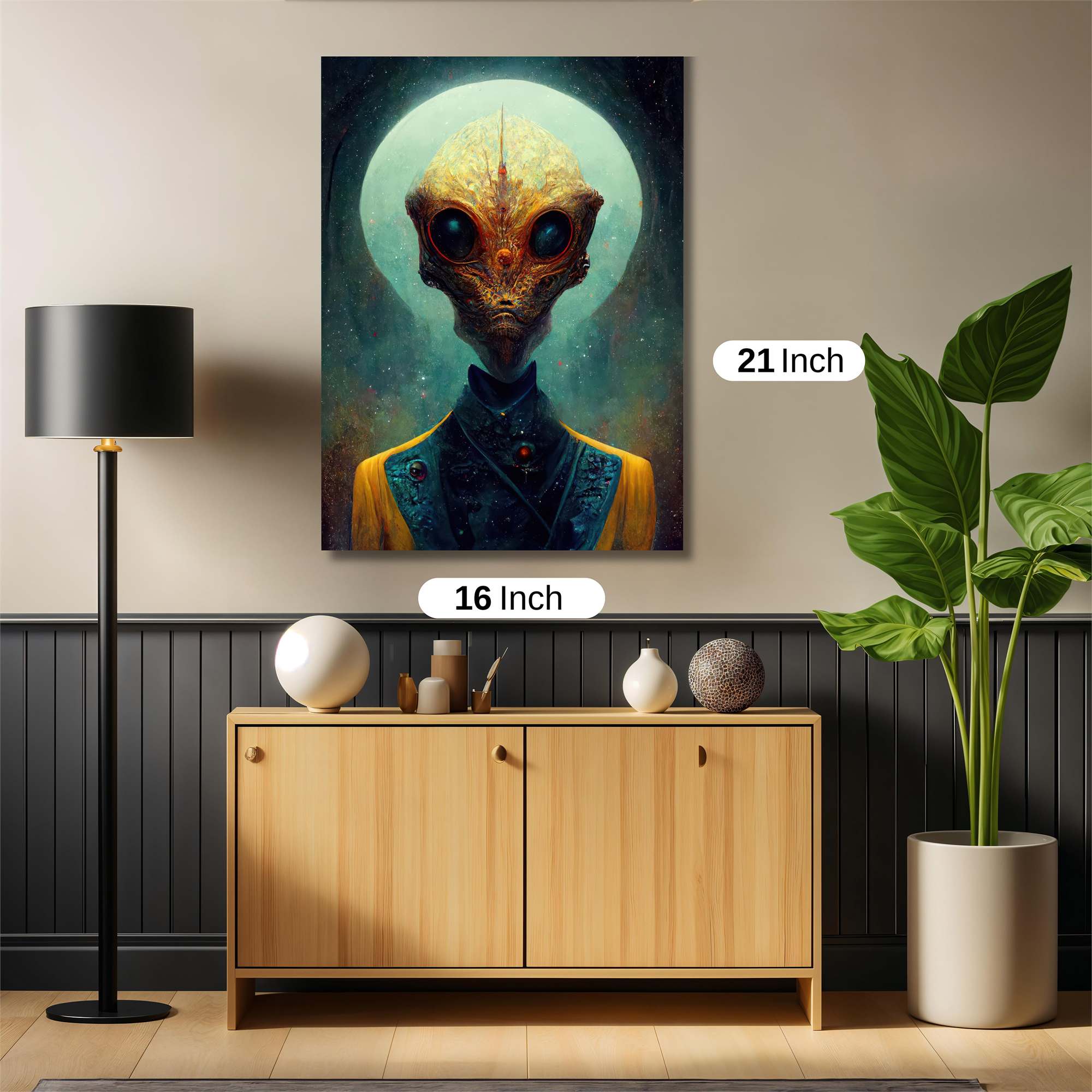 Alien Enigma Safe Wall Magnetic / M