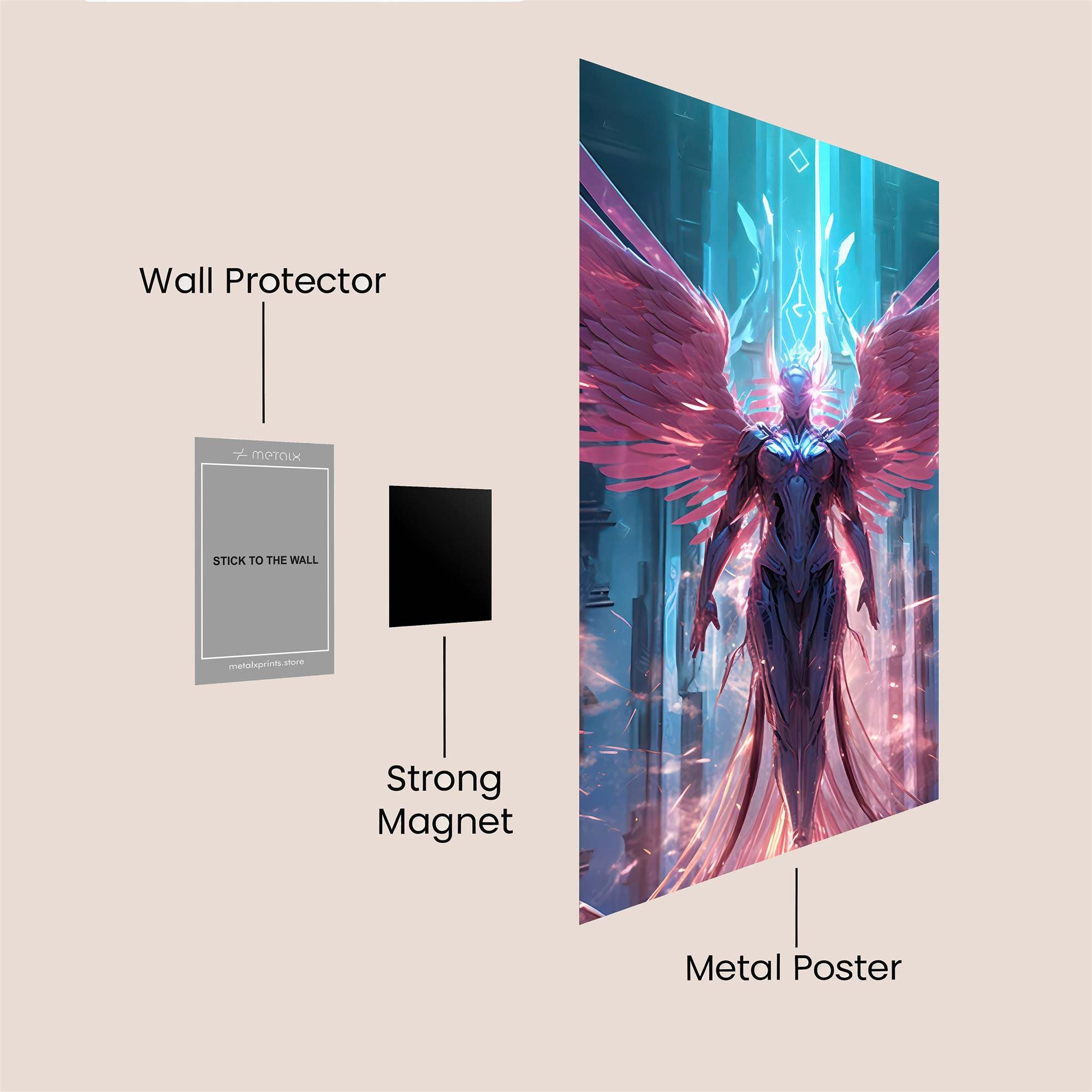 Angelic Radiance Safe Wall Magnetic / M