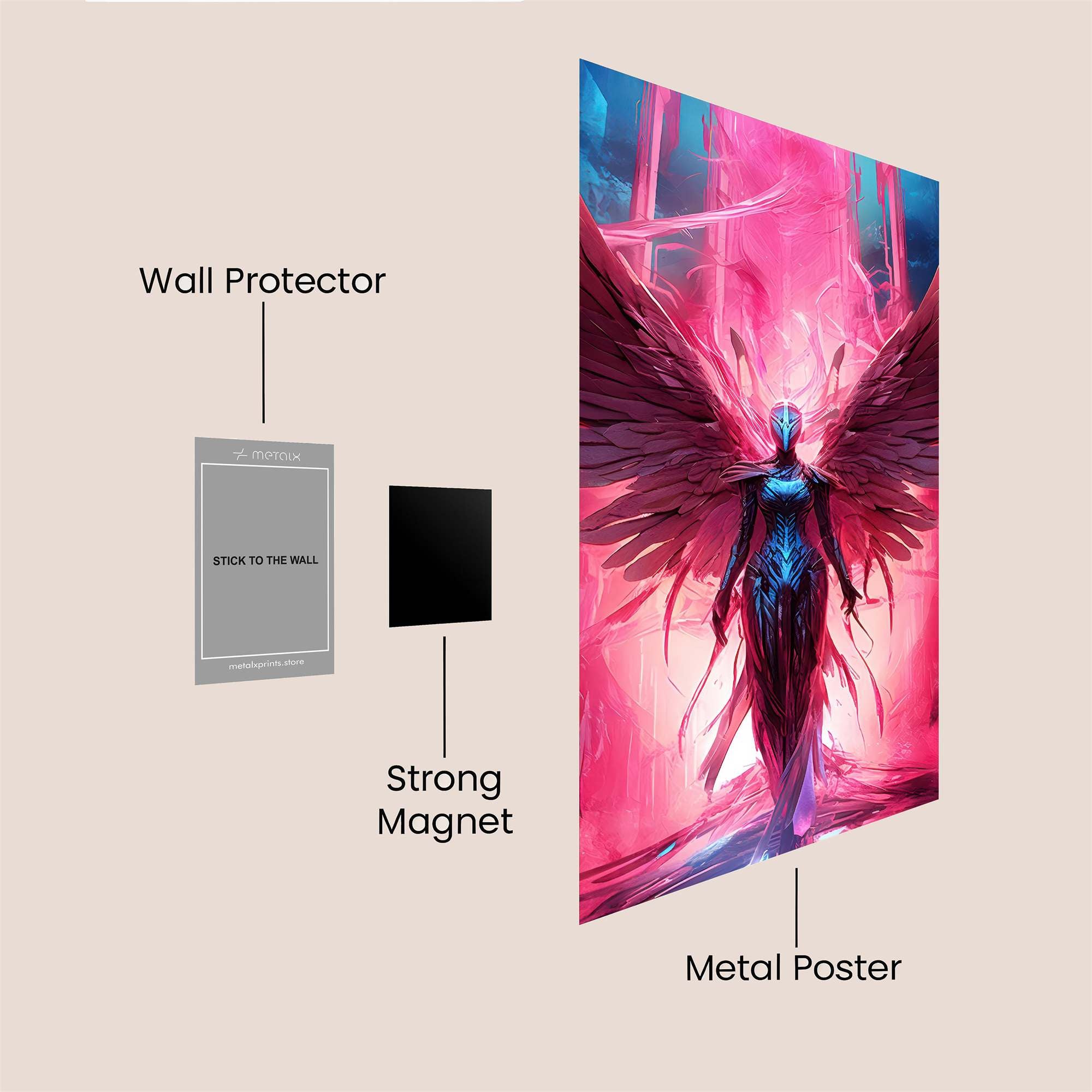 Angel Radiance Safe Wall Magnetic / M