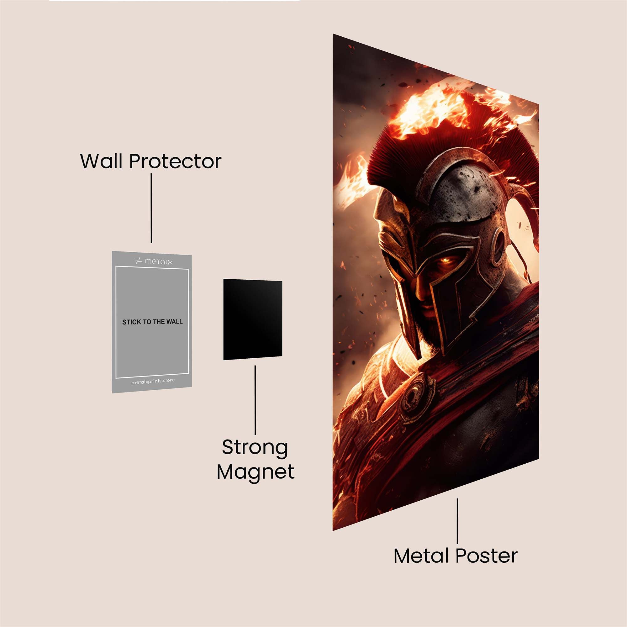 Ares Unleashed Safe Wall Magnetic / M