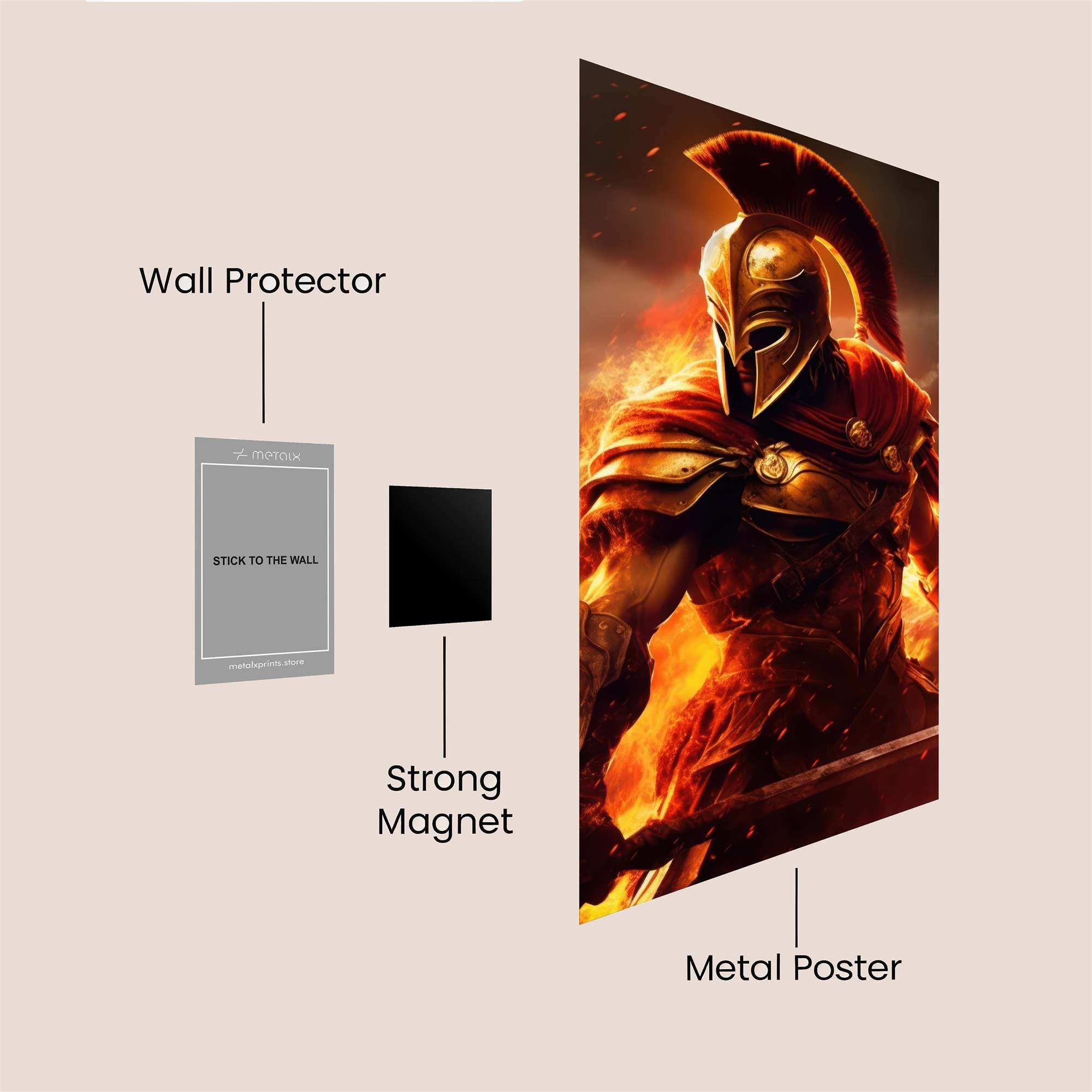 Spartan Inferno Safe Wall Magnetic / M
