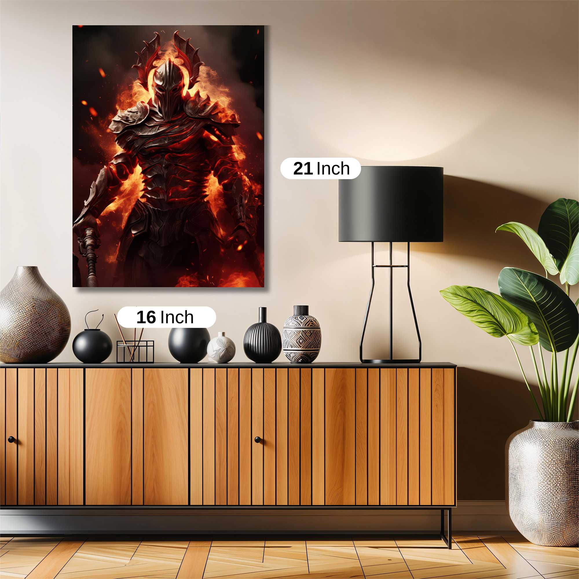 Infernal Knight Safe Wall Magnetic / M