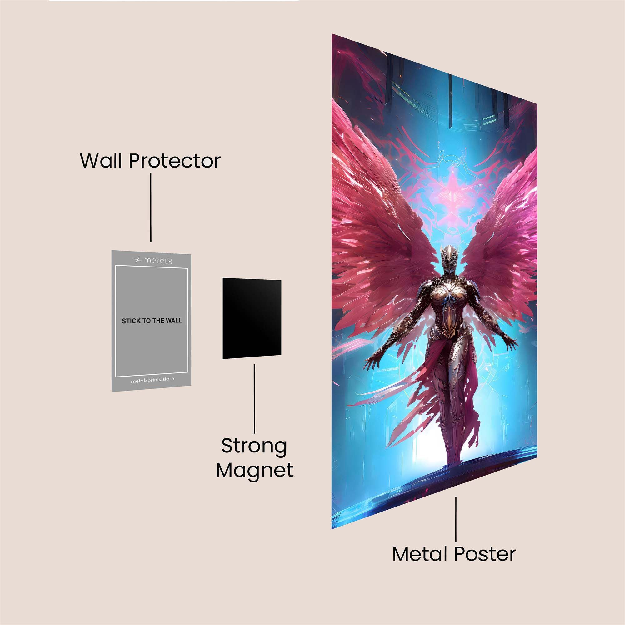 Angel Radiance Safe Wall Magnetic / M