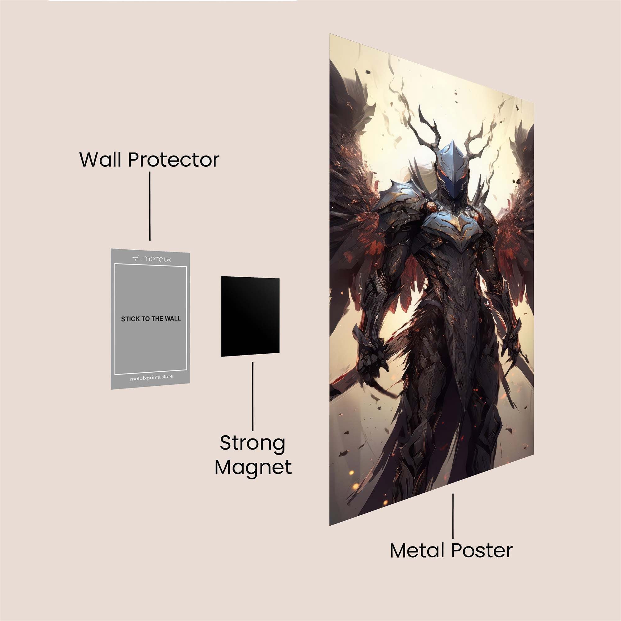 DarkAngel Safe Wall Magnetic / M