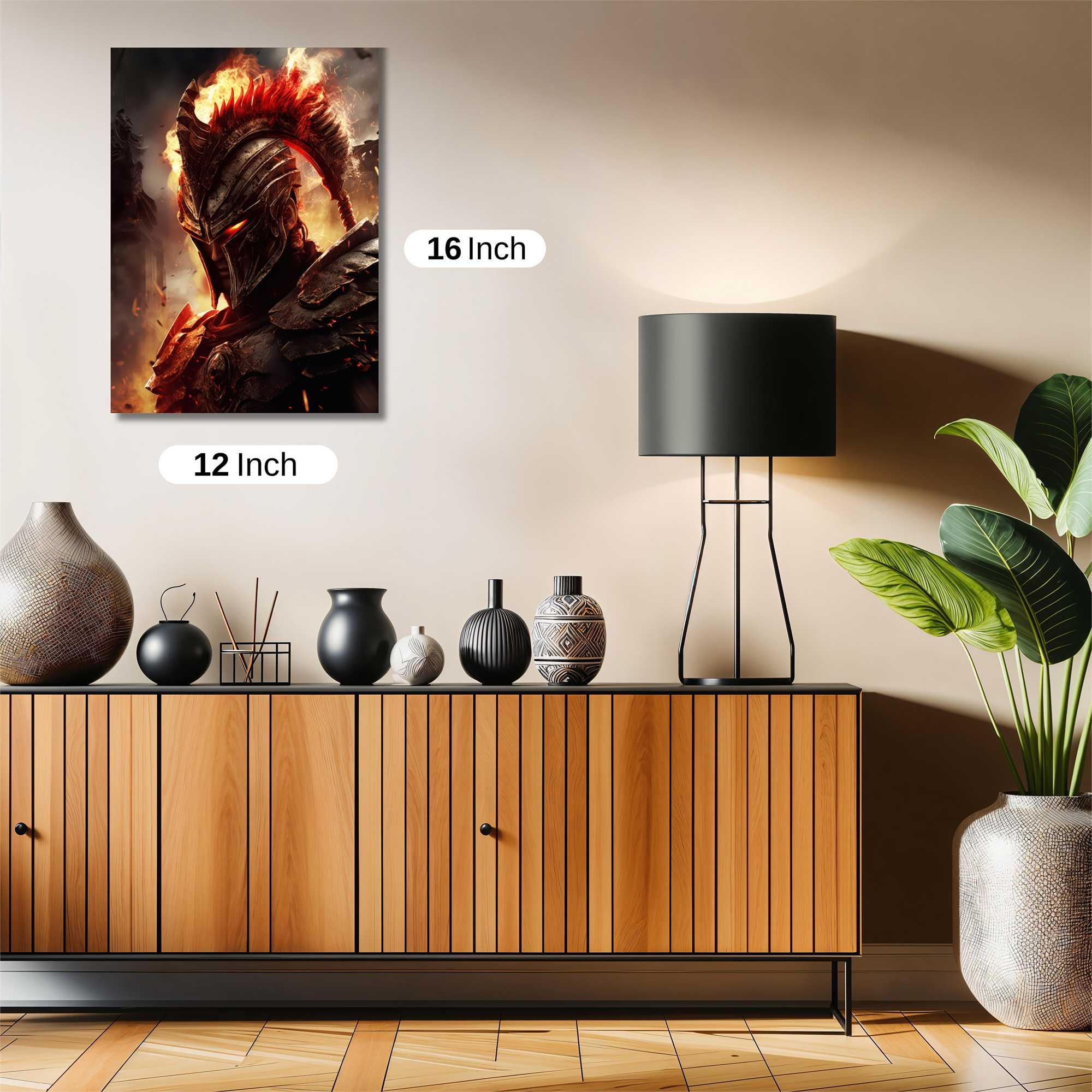 Flaming Valor Safe Wall Magnetic / M