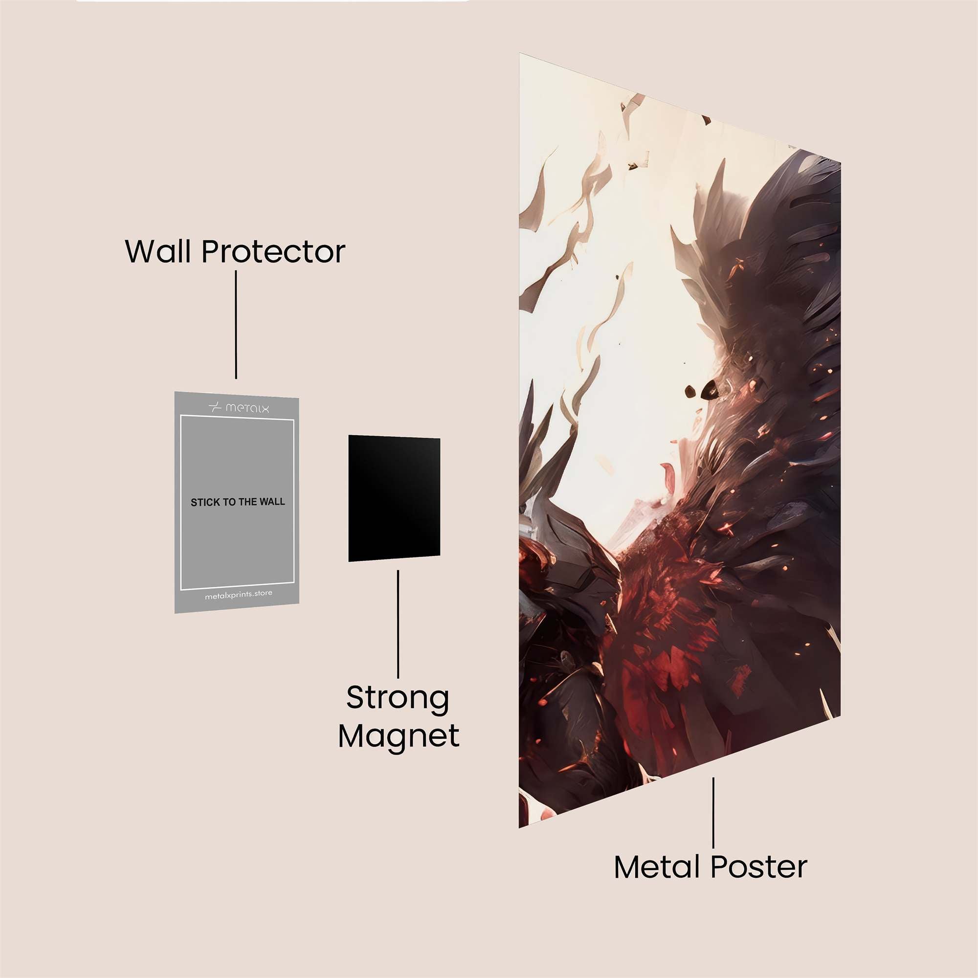 Dark Ascension Safe Wall Magnetic / M