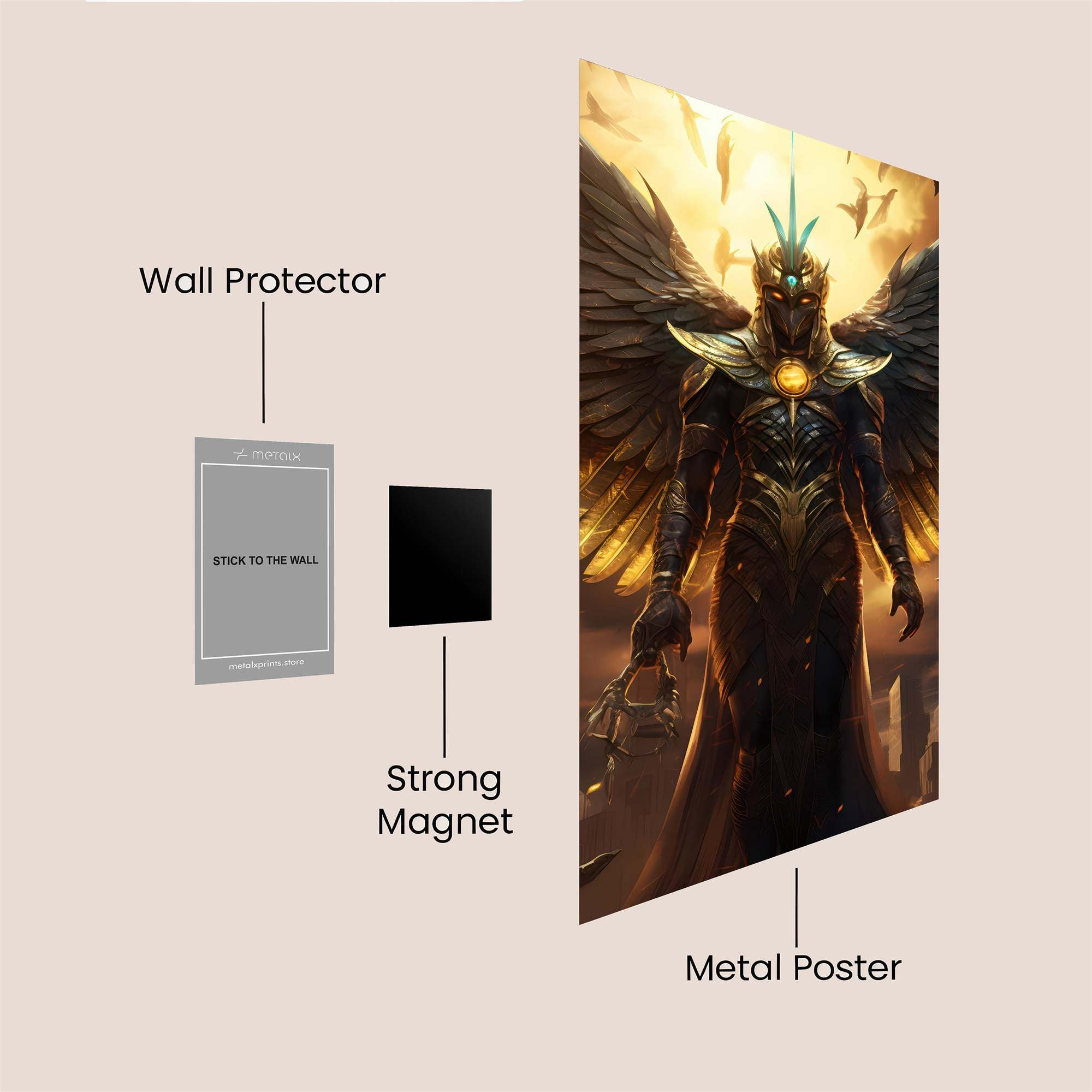 Anubis Ascendant Safe Wall Magnetic / M