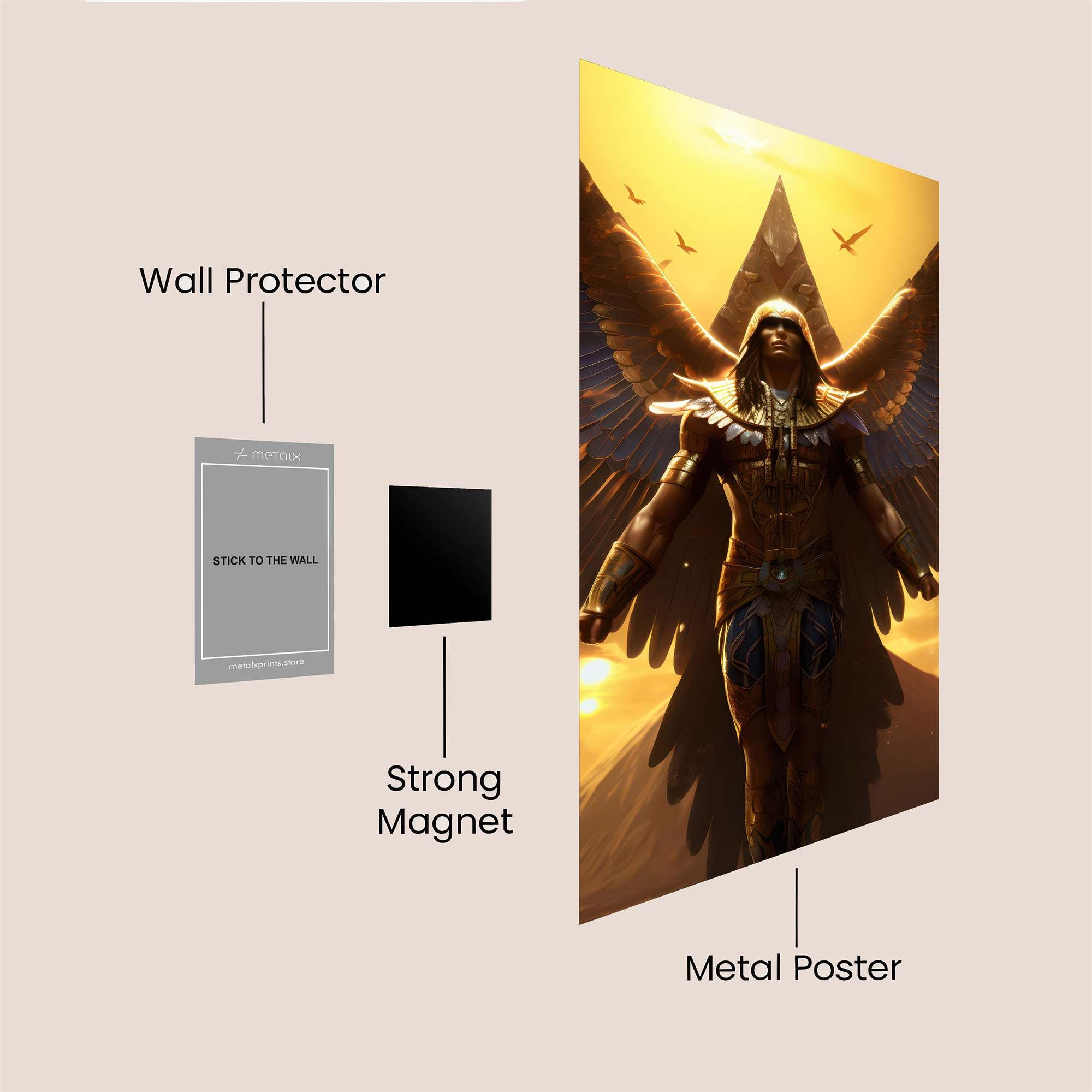 Anubis Ascendant Safe Wall Magnetic / M