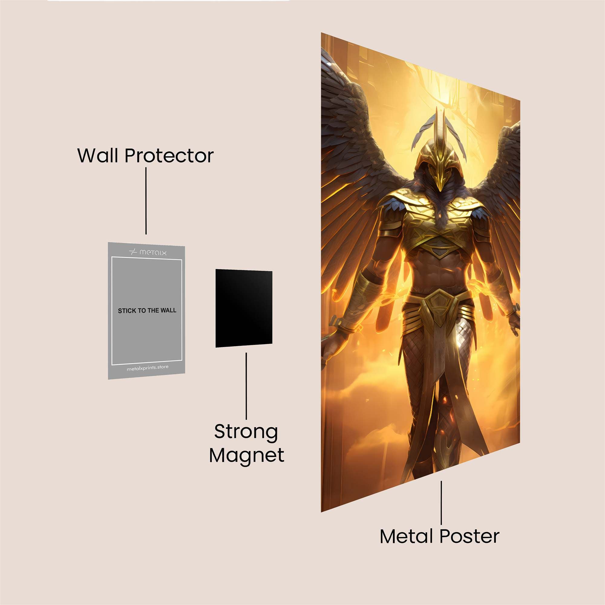 Horus Ascends Safe Wall Magnetic / M