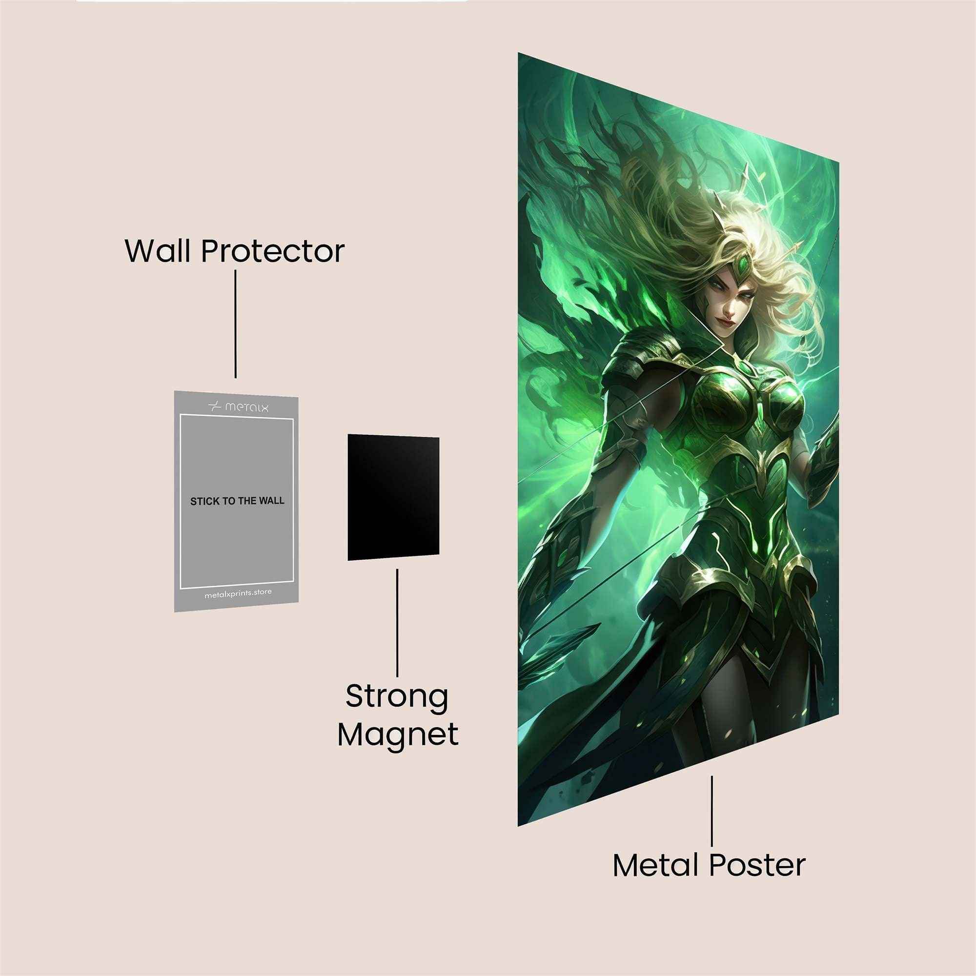 Archer Radiance Safe Wall Magnetic / M