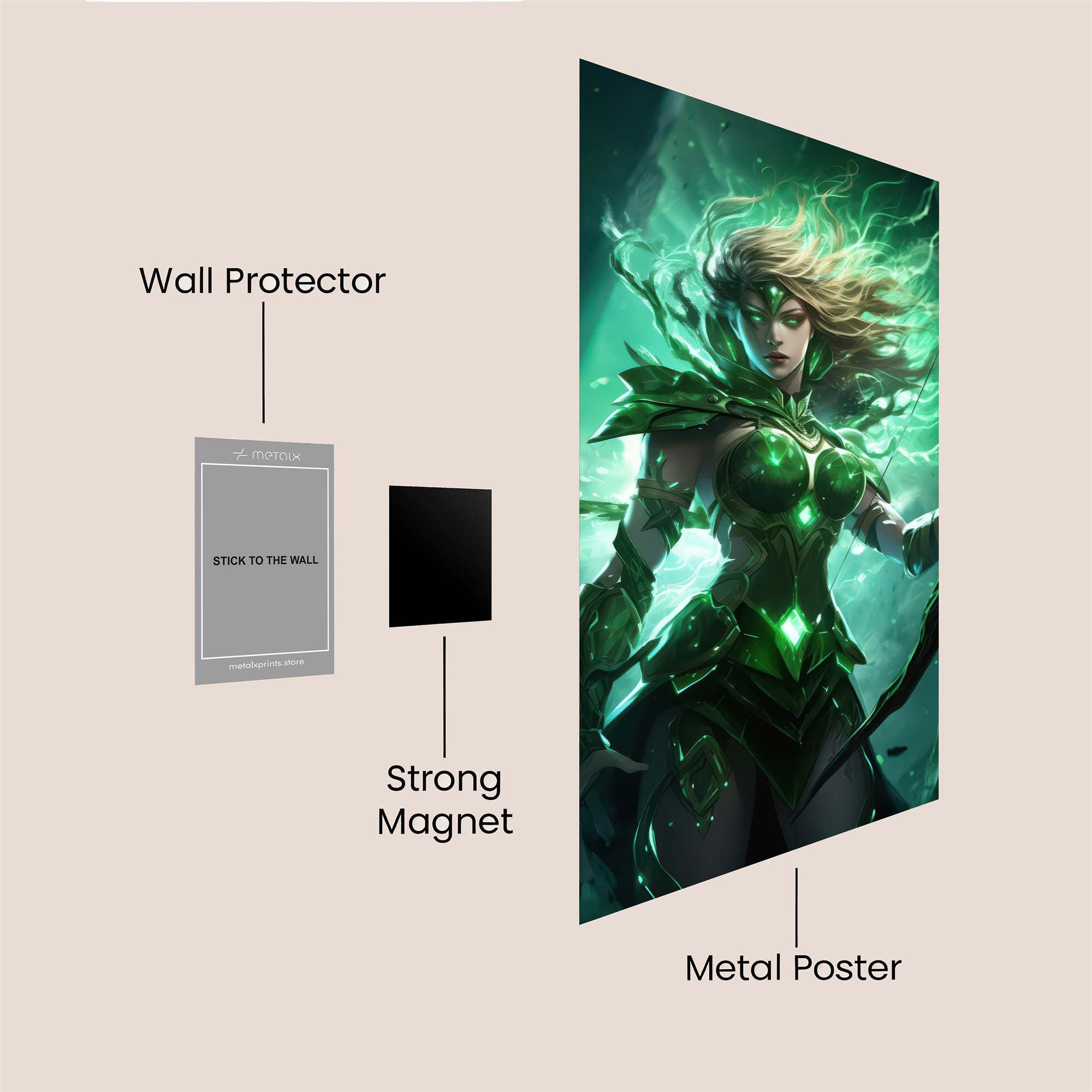 Nature's Wrath Safe Wall Magnetic / M