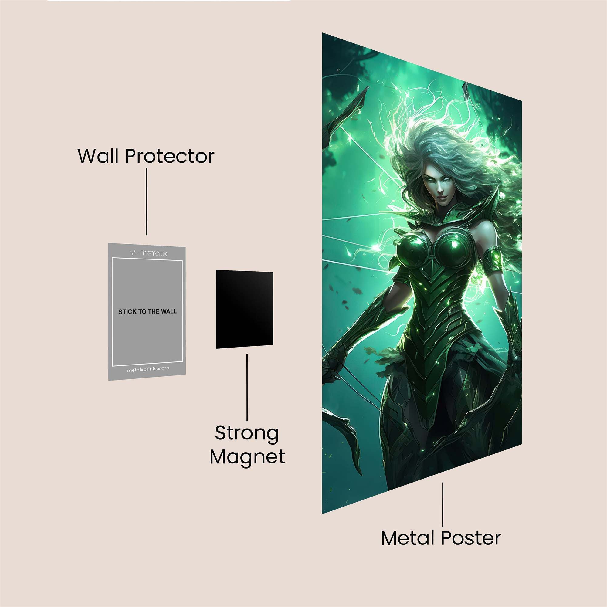 Elven Radiance Safe Wall Magnetic / M