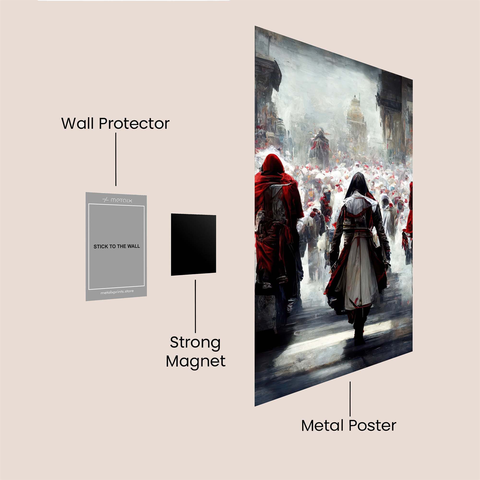 Assassin's Silence Safe Wall Magnetic / M