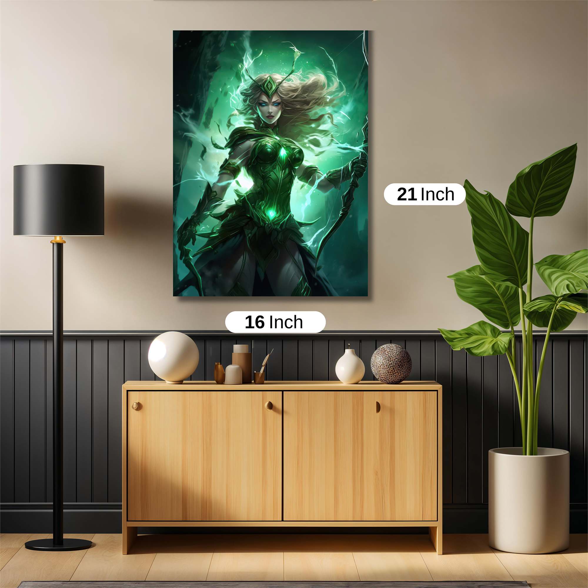 Emerald Enchantress Safe Wall Magnetic / M
