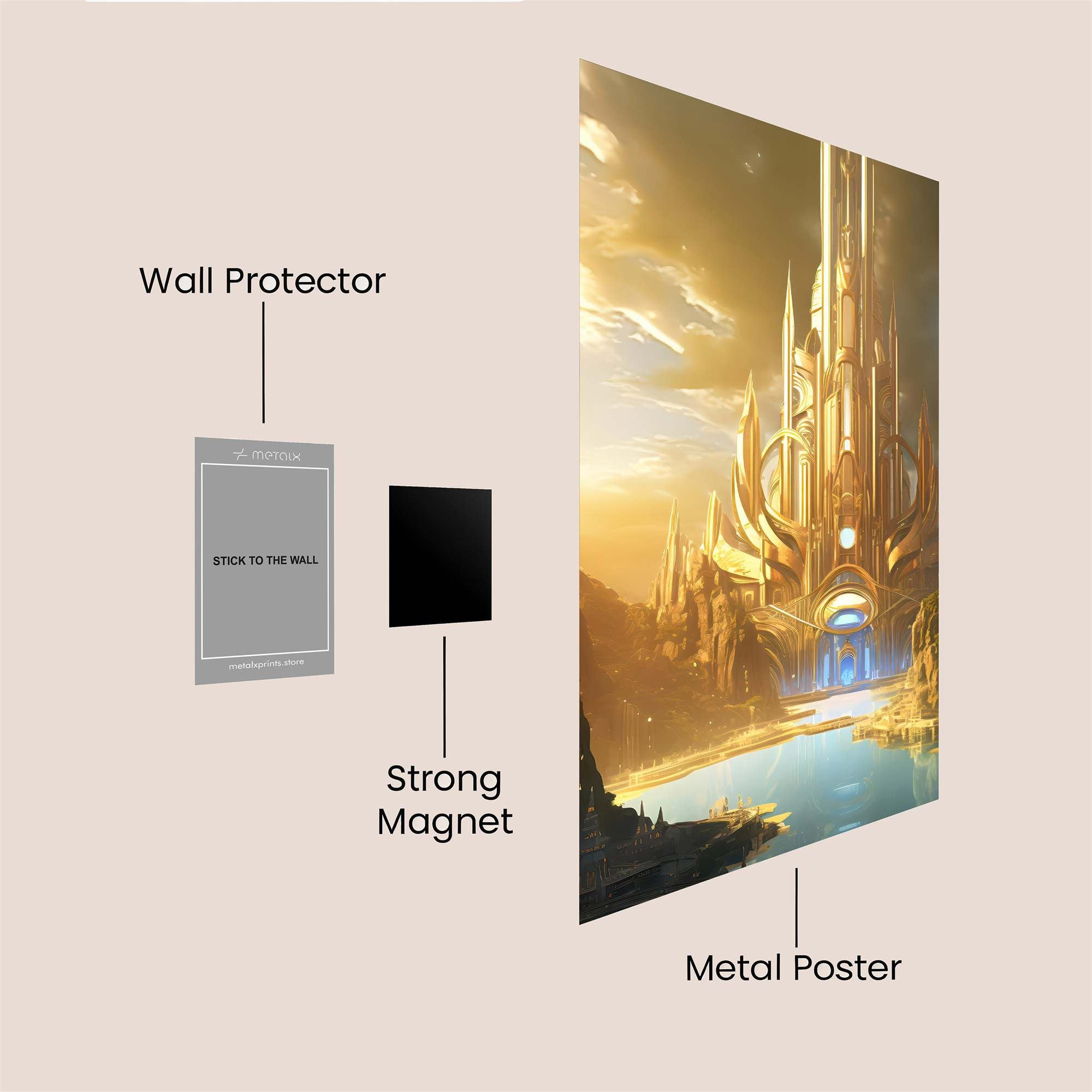 Asgard Radiant Safe Wall Magnetic / M