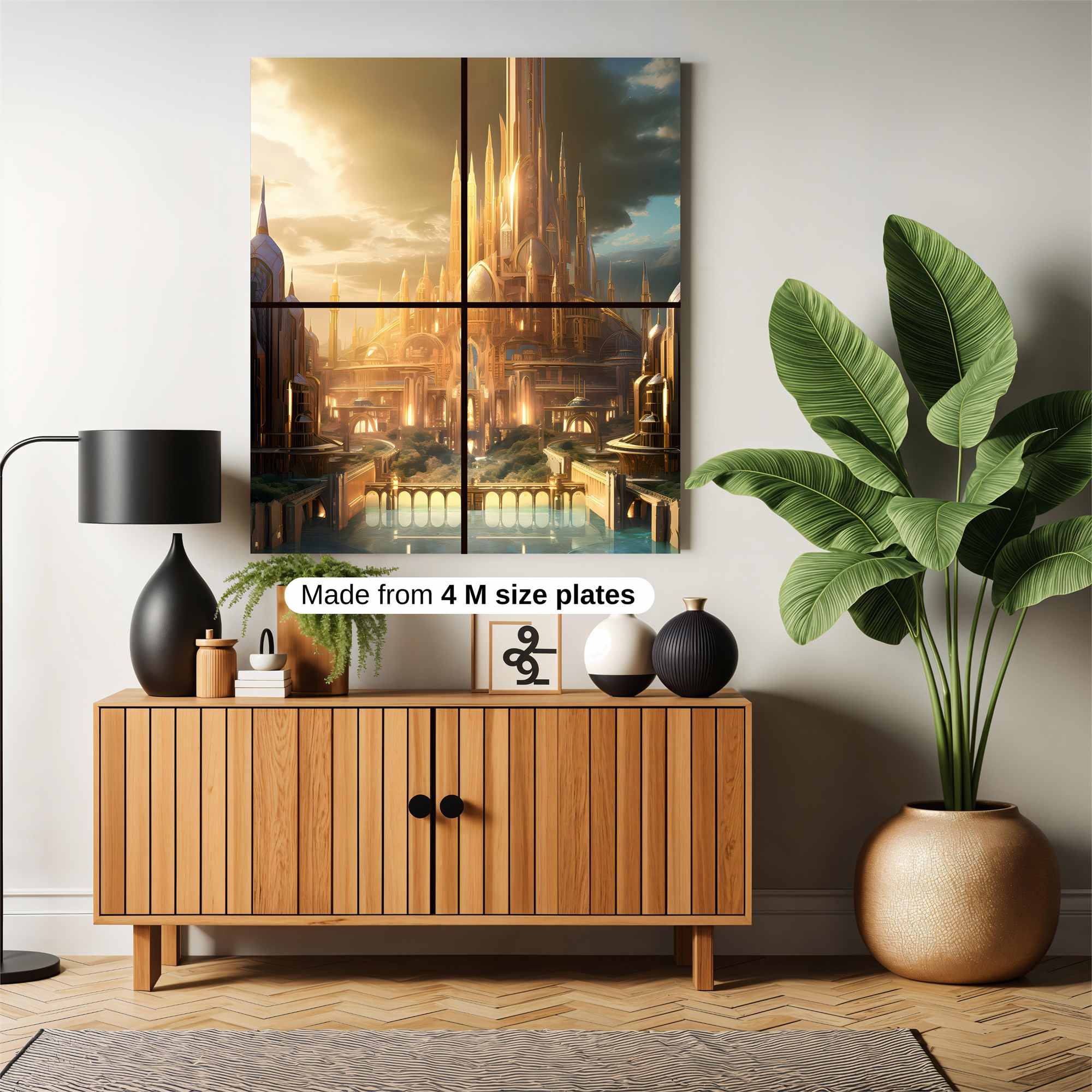 Golden Serenity Safe Wall Magnetic / M
