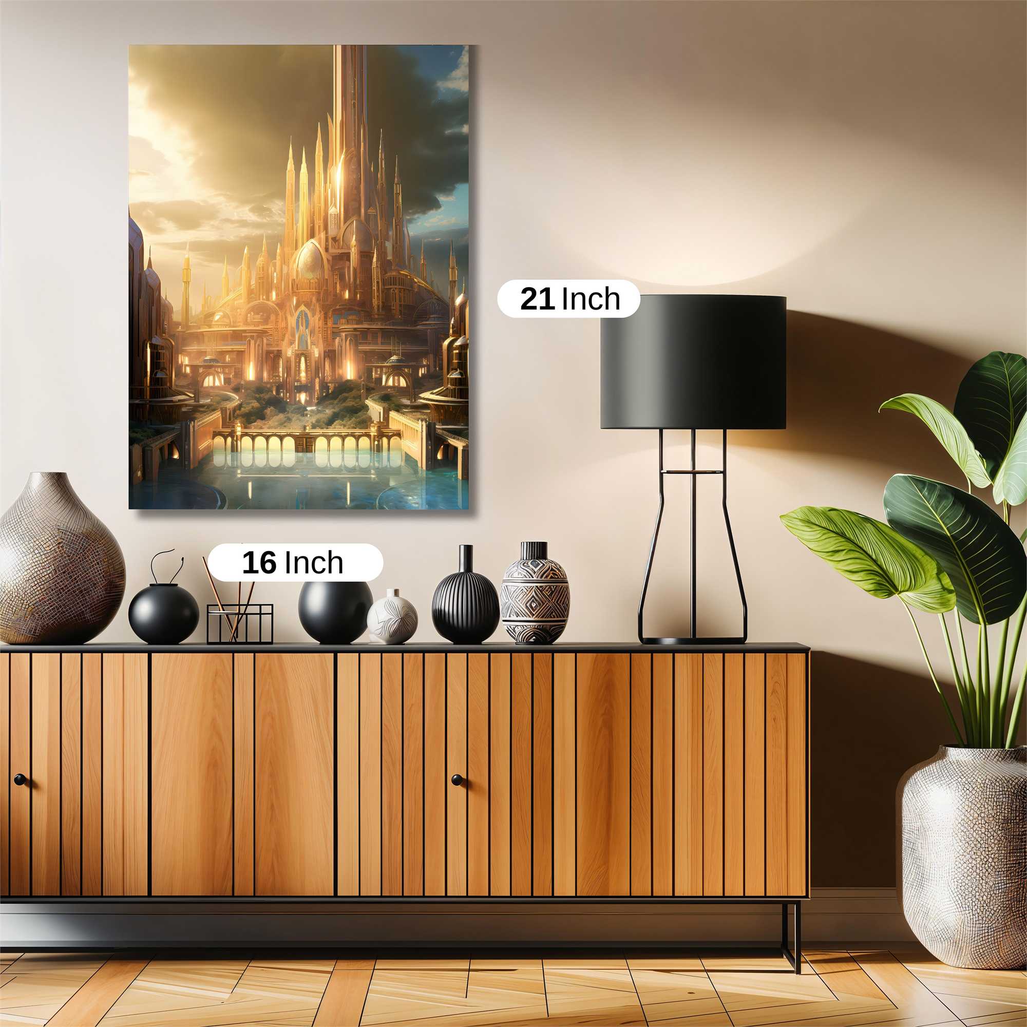 Golden Serenity Safe Wall Magnetic / M