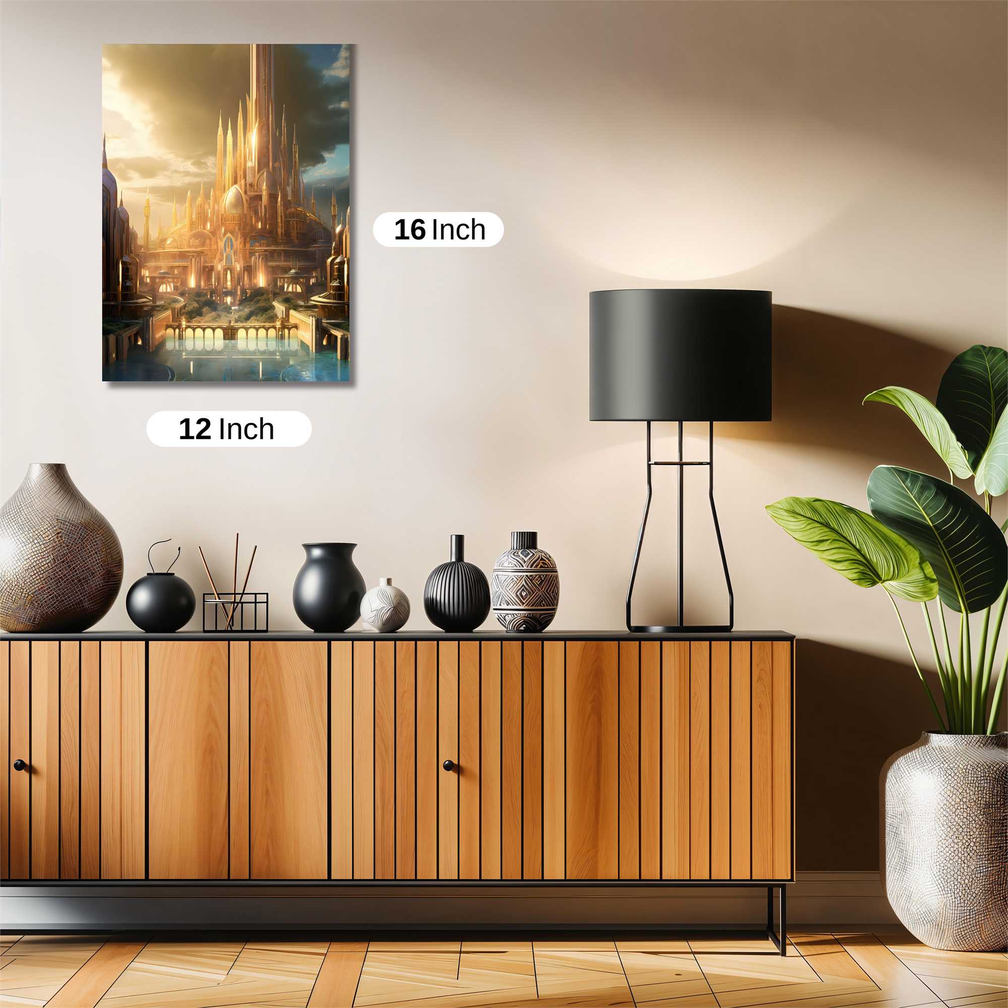 Golden Serenity Safe Wall Magnetic / M