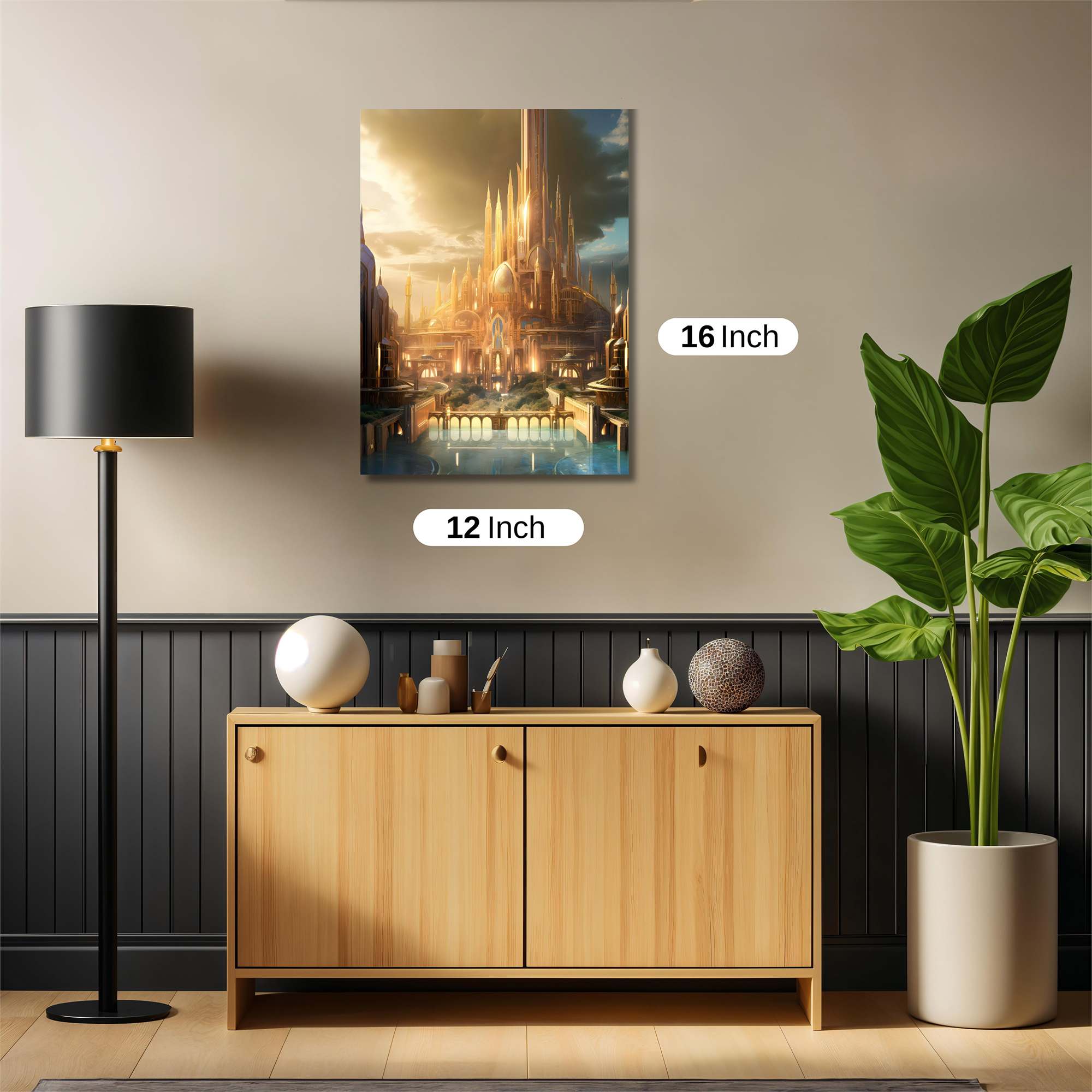 Golden Serenity Safe Wall Magnetic / M