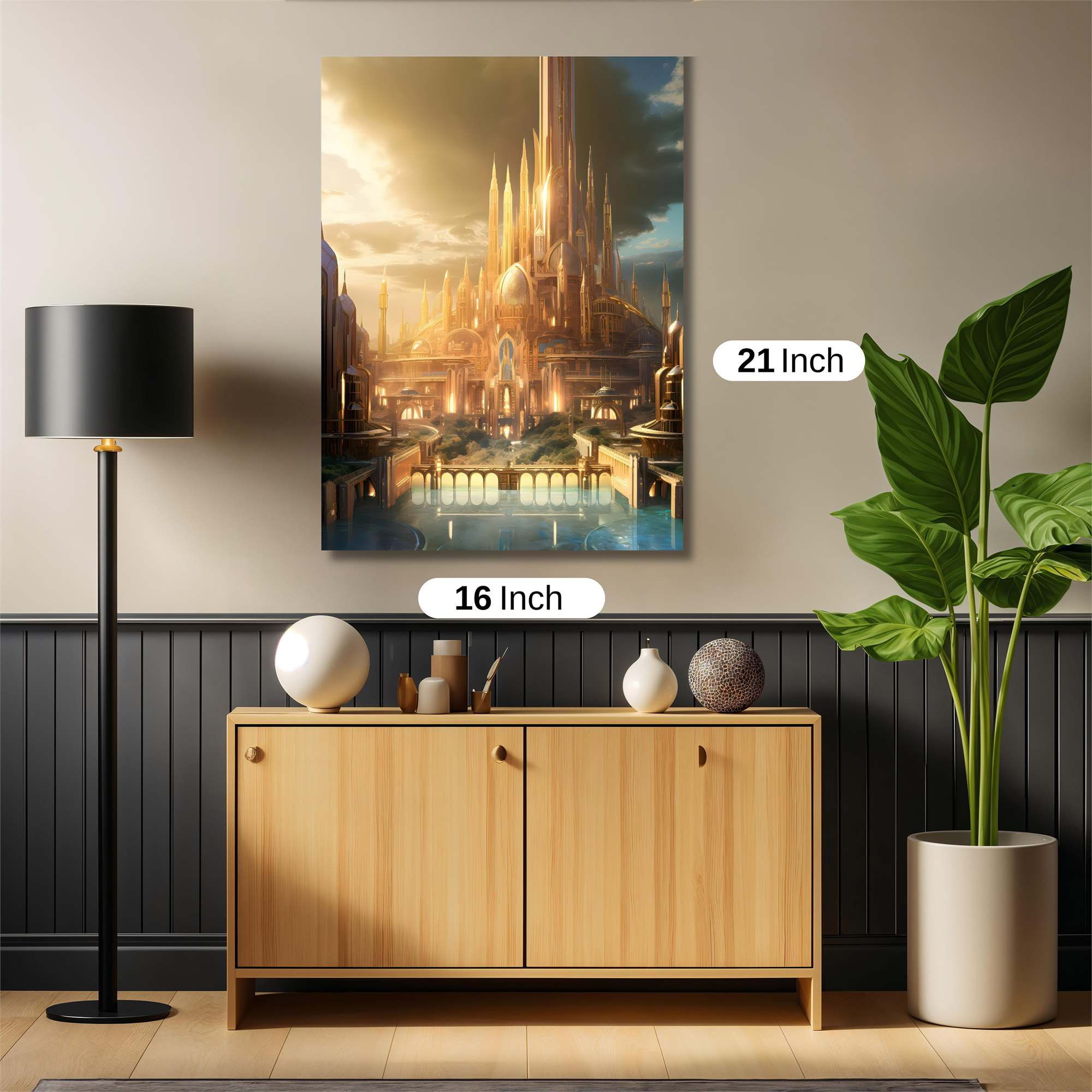 Golden Serenity Safe Wall Magnetic / M