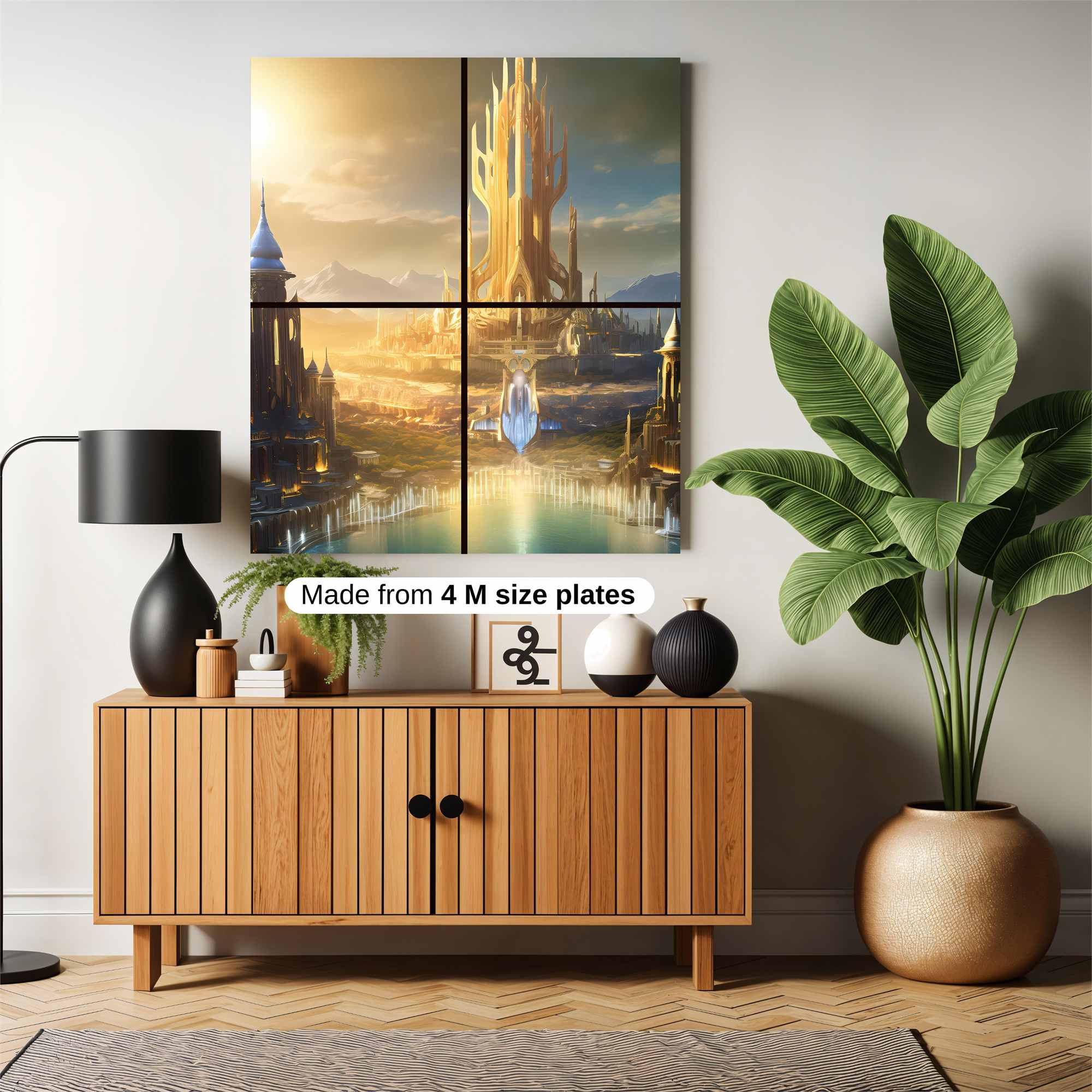Golden Serenity Safe Wall Magnetic / M