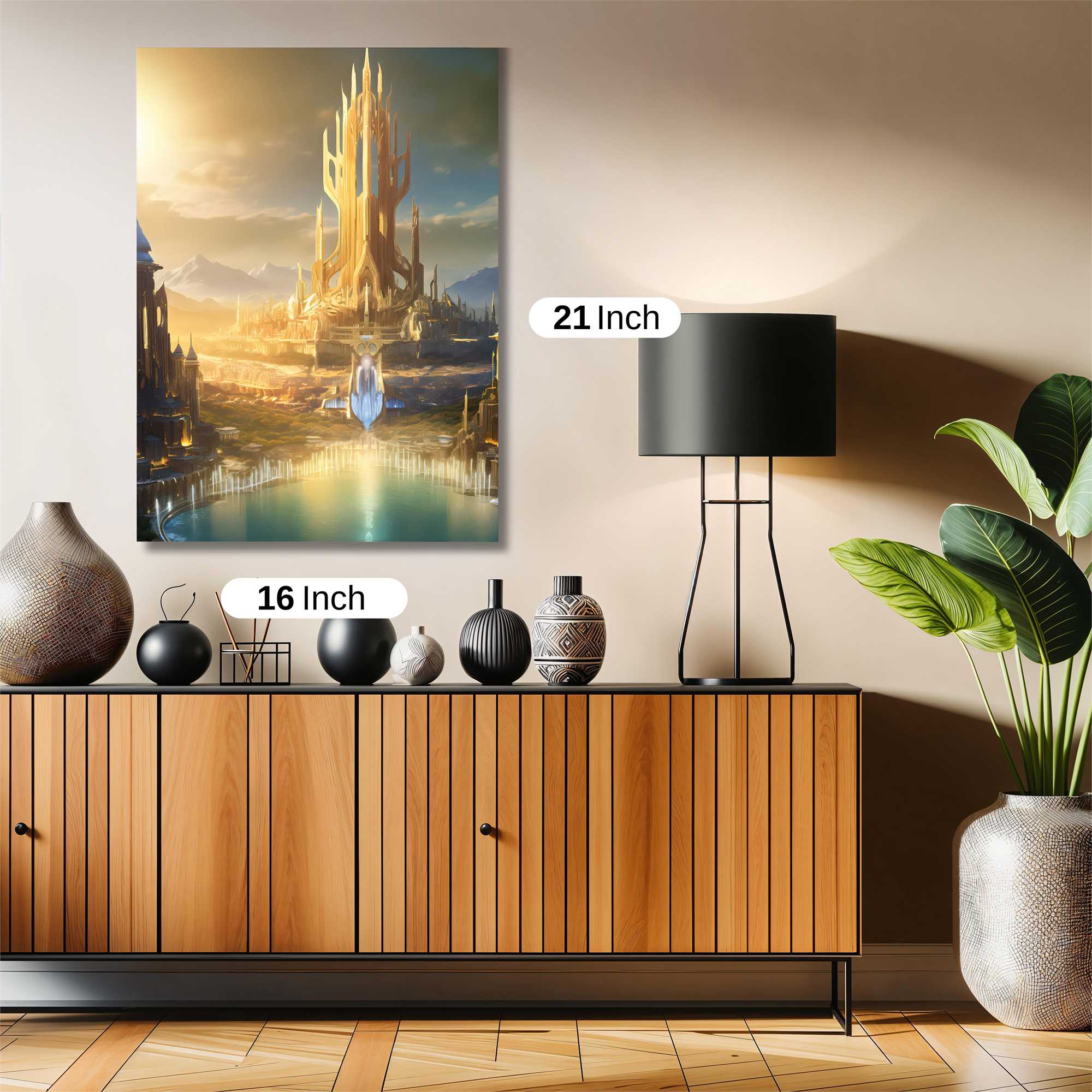 Golden Serenity Safe Wall Magnetic / M