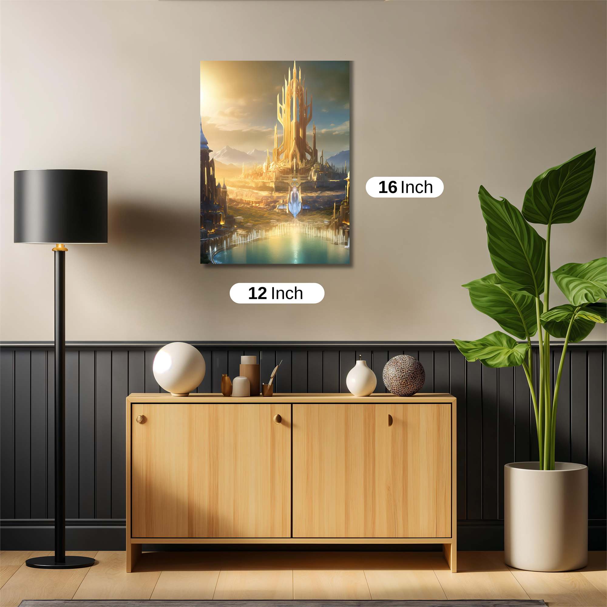 Golden Serenity Safe Wall Magnetic / M