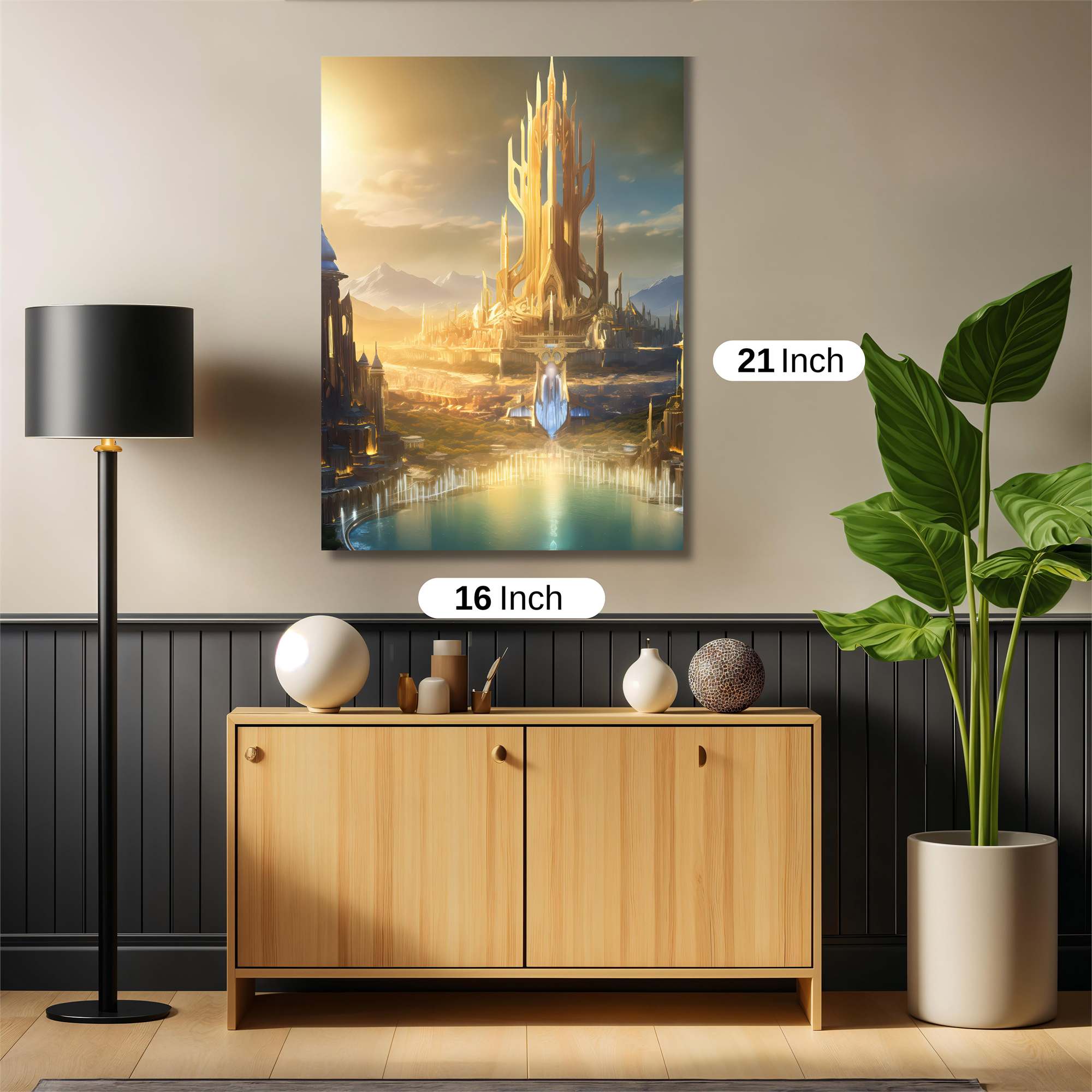 Golden Serenity Safe Wall Magnetic / M