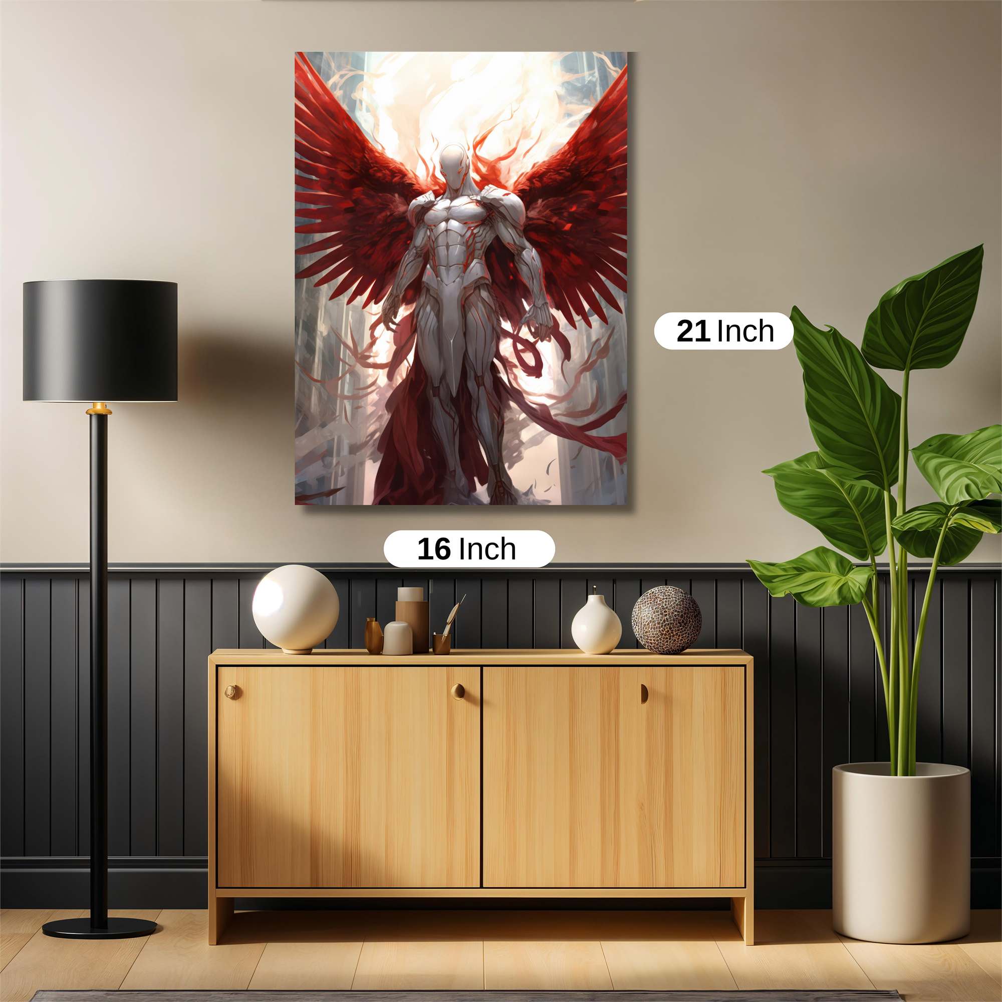 Angel Ascendant Safe Wall Magnetic / M