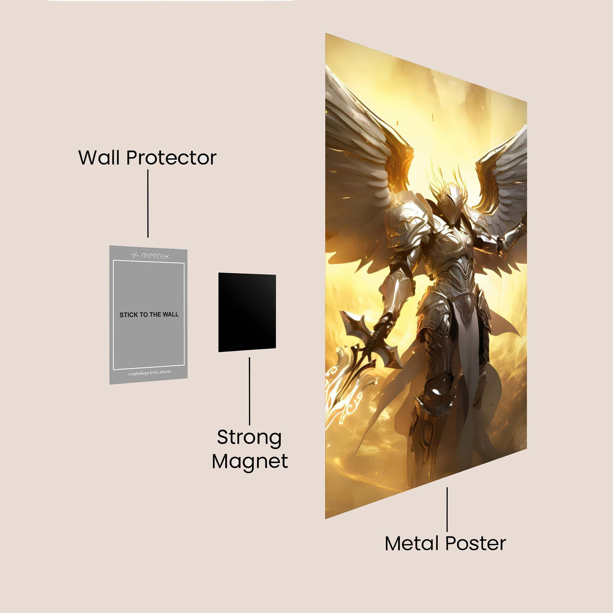 Archangel Radiant Safe Wall Magnetic / M