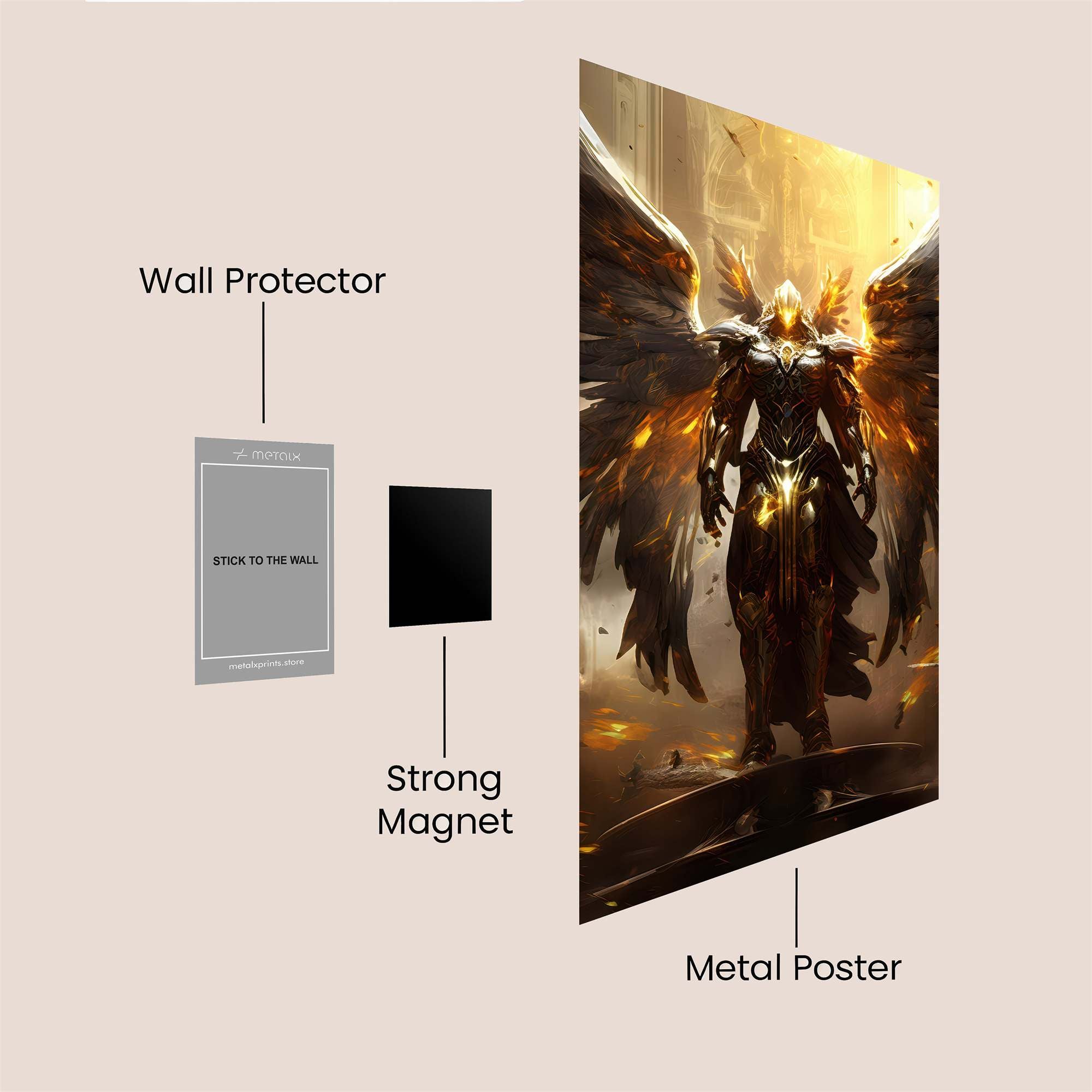 Archangel Radiant Safe Wall Magnetic / M