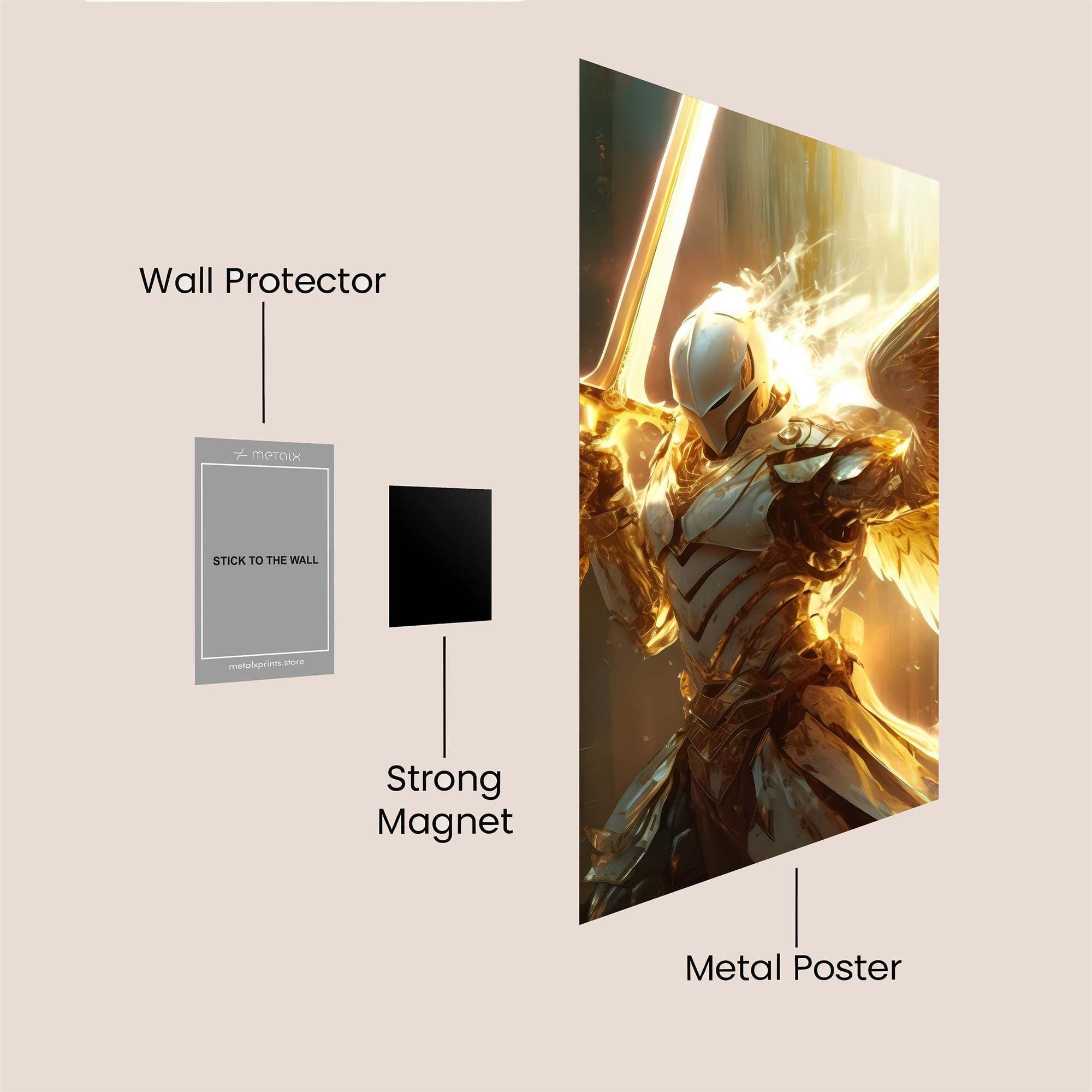 Archangel Radiant Safe Wall Magnetic / M