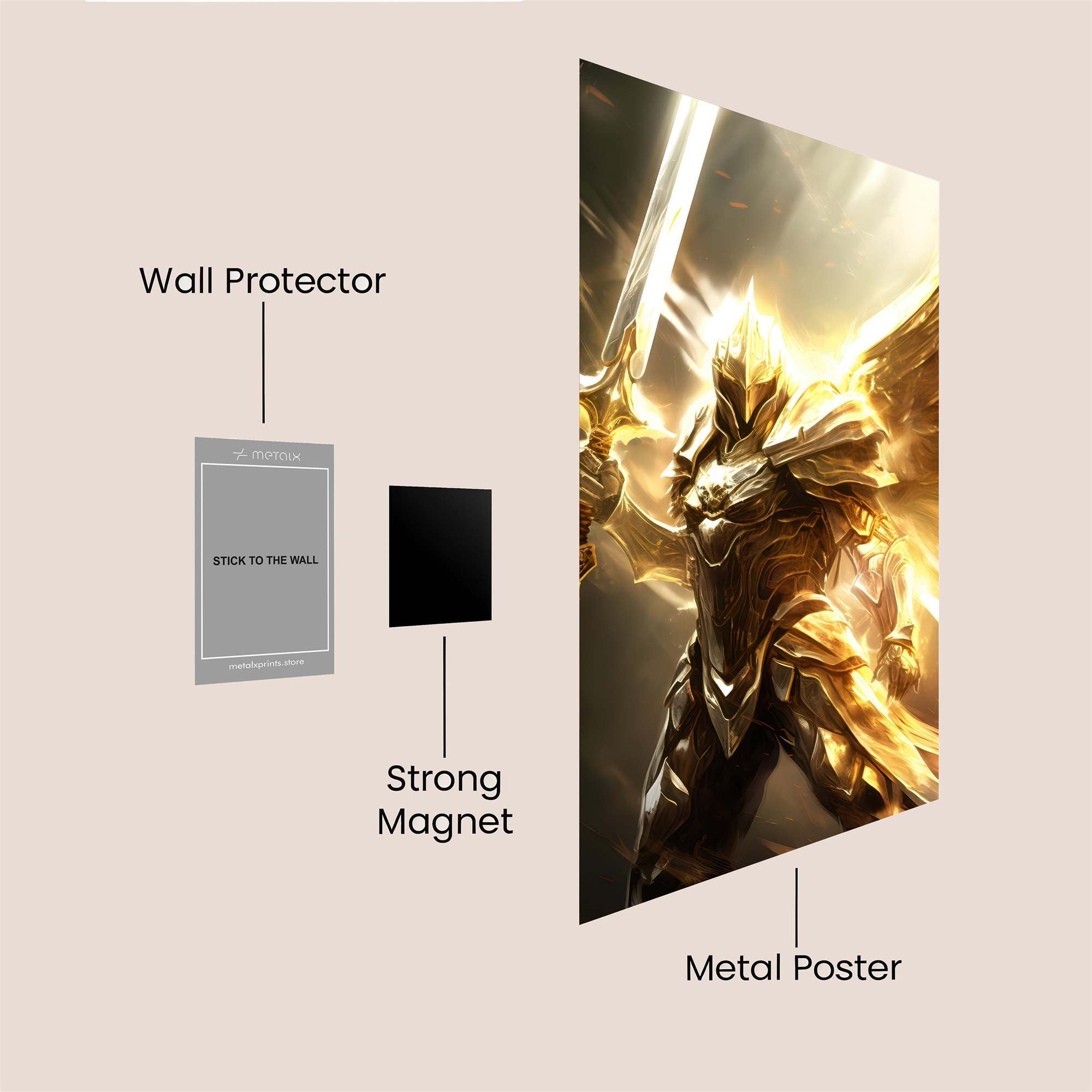 Archangel Radiant Safe Wall Magnetic / M