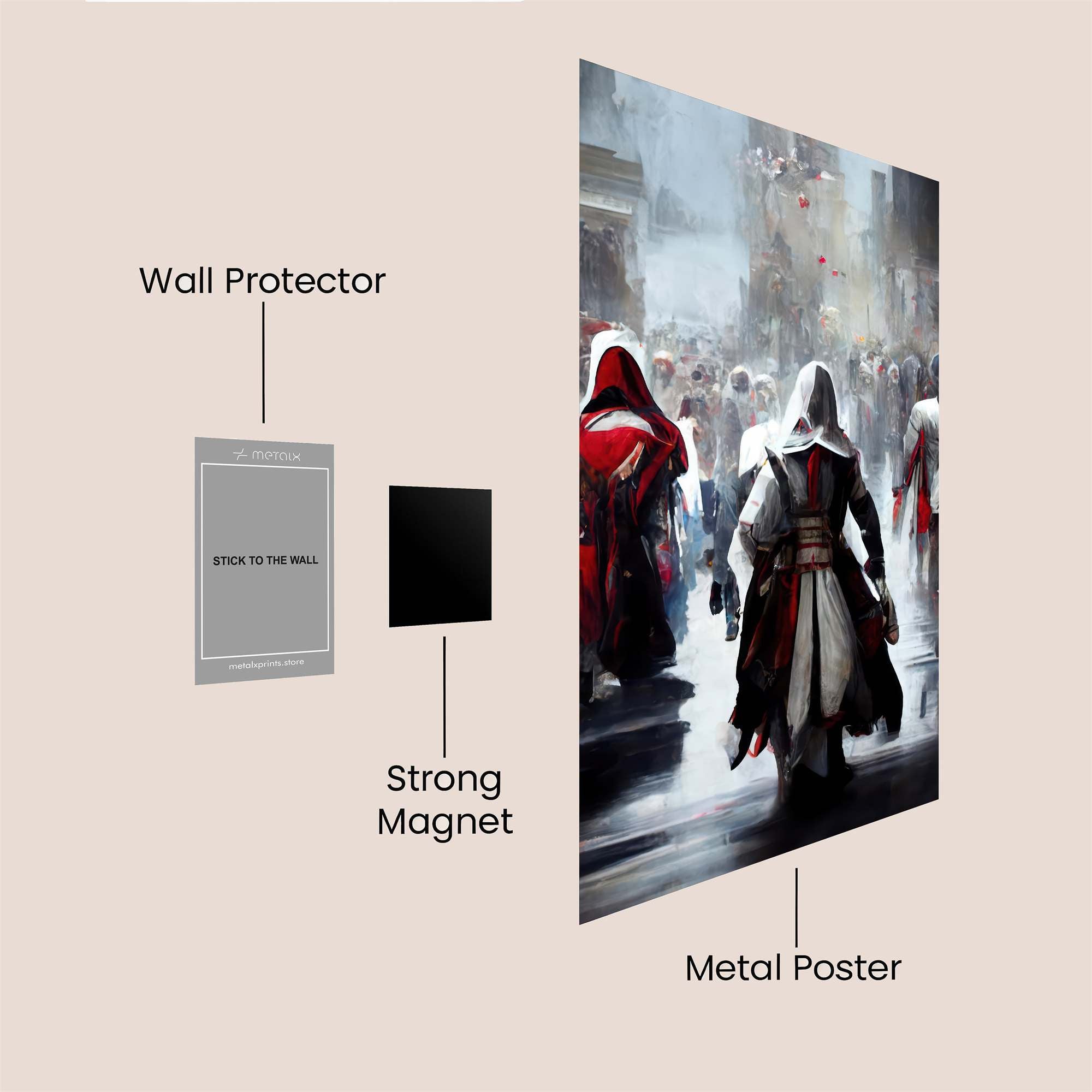 Assassin's March Safe Wall Magnetic / M