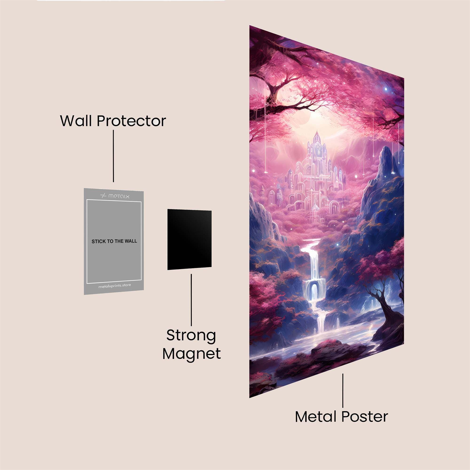 Castle Serenity Safe Wall Magnetic / M