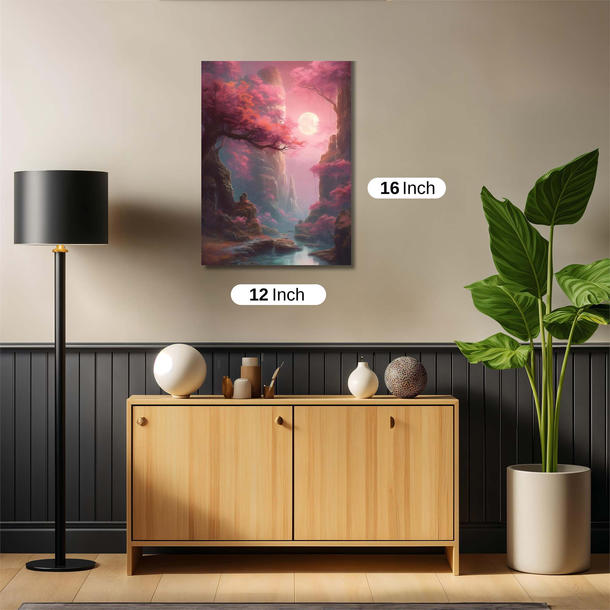 Moonlit Serenity Safe Wall Magnetic / M
