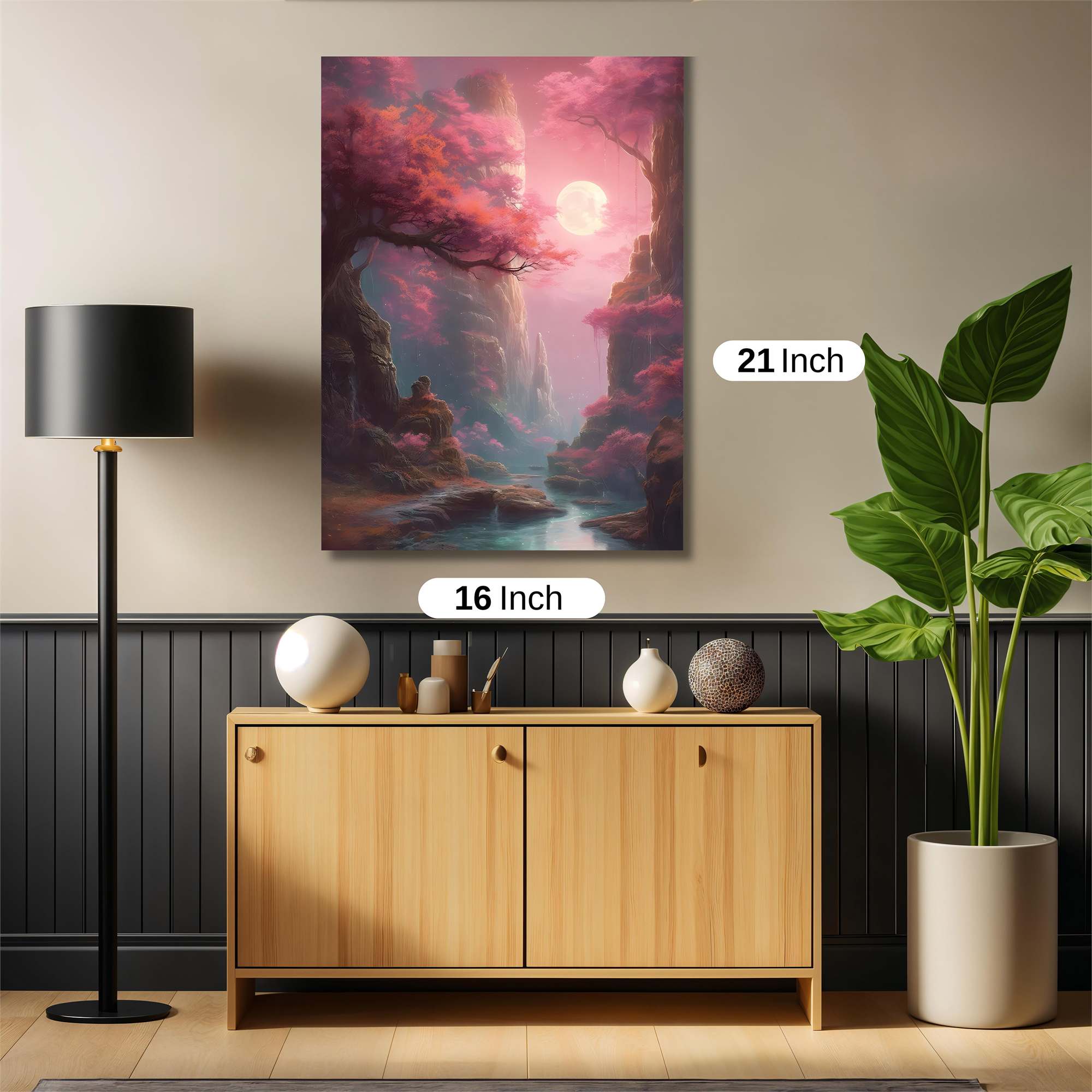 Moonlit Serenity Safe Wall Magnetic / M