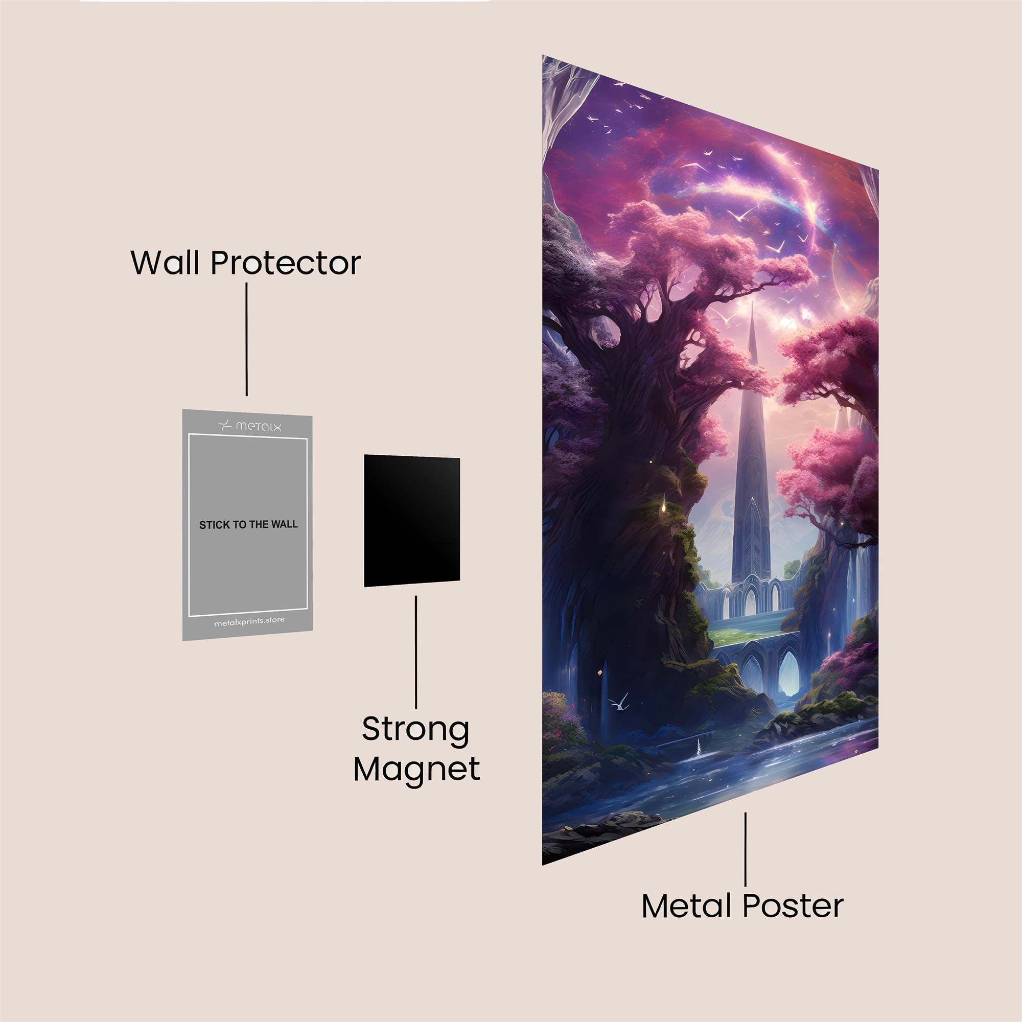 Mystic Serenity Safe Wall Magnetic / M