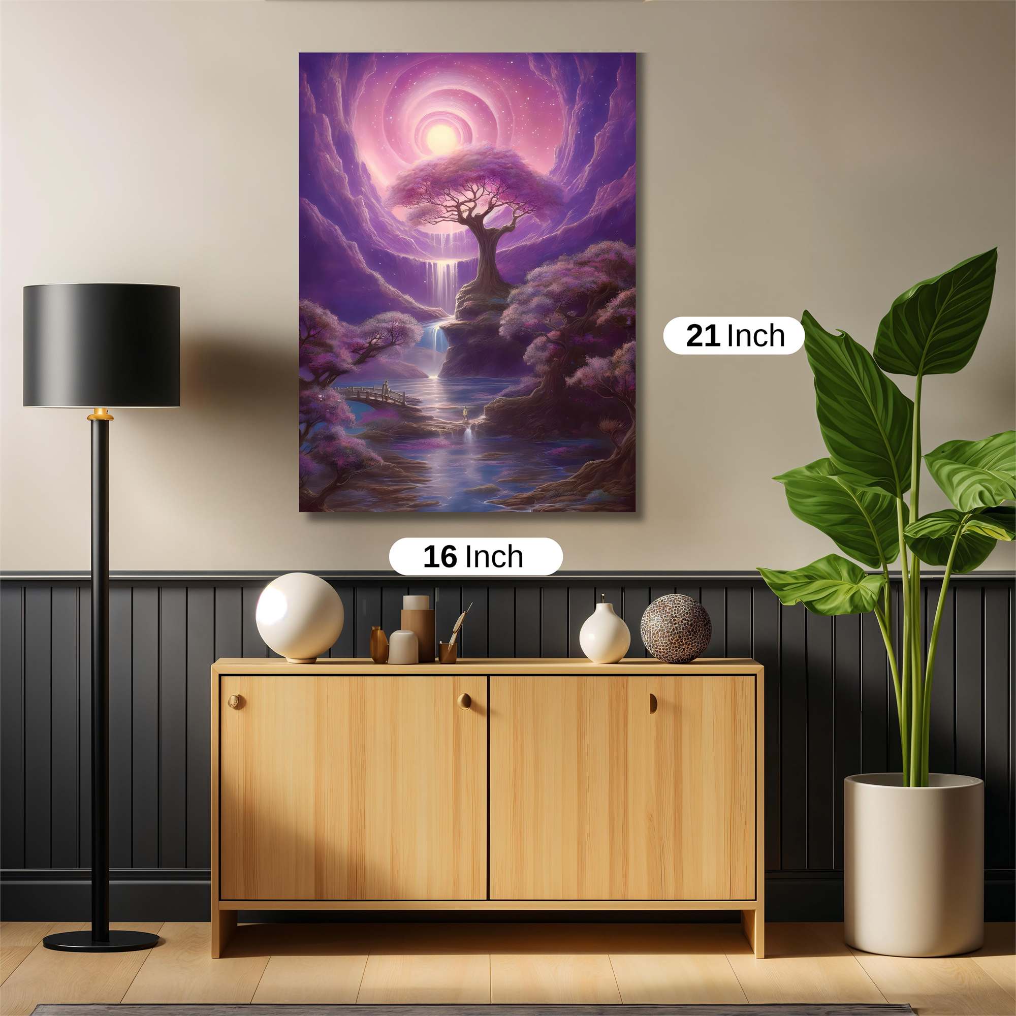 Moonlit Serenity Safe Wall Magnetic / M