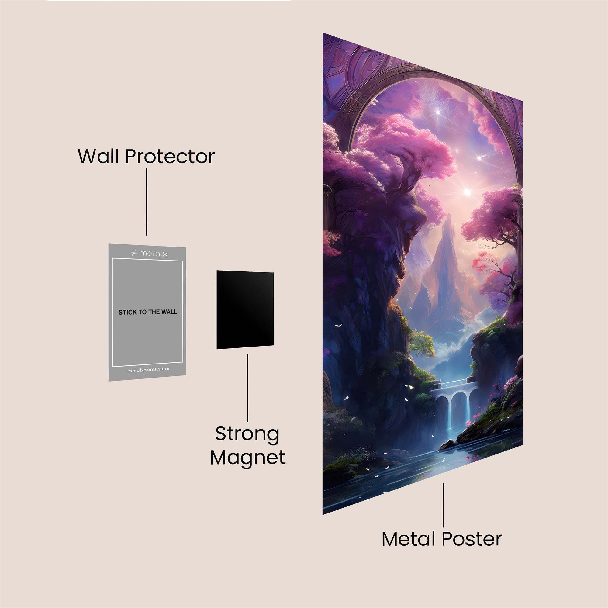 Arcane Serenity Safe Wall Magnetic / M