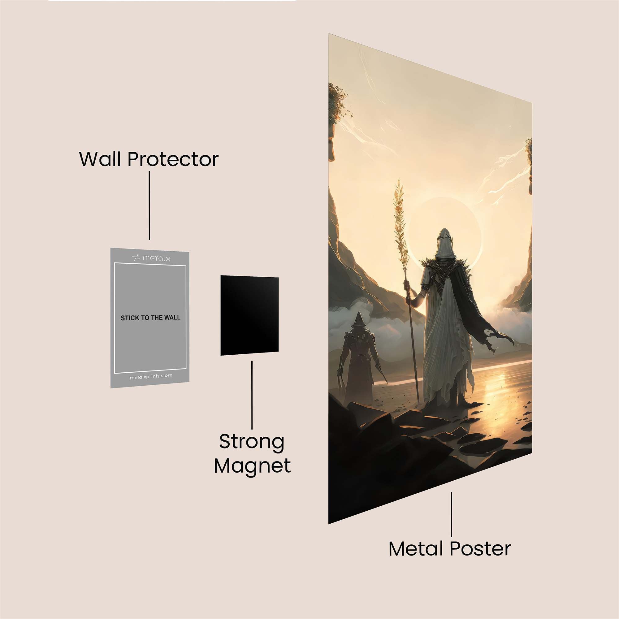 Wizard Serenity Safe Wall Magnetic / M