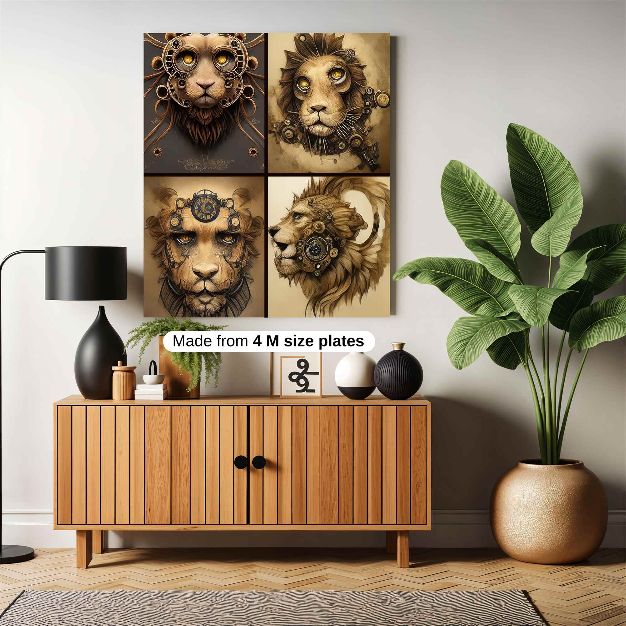 Steampunk Serenity Safe Wall Magnetic / M