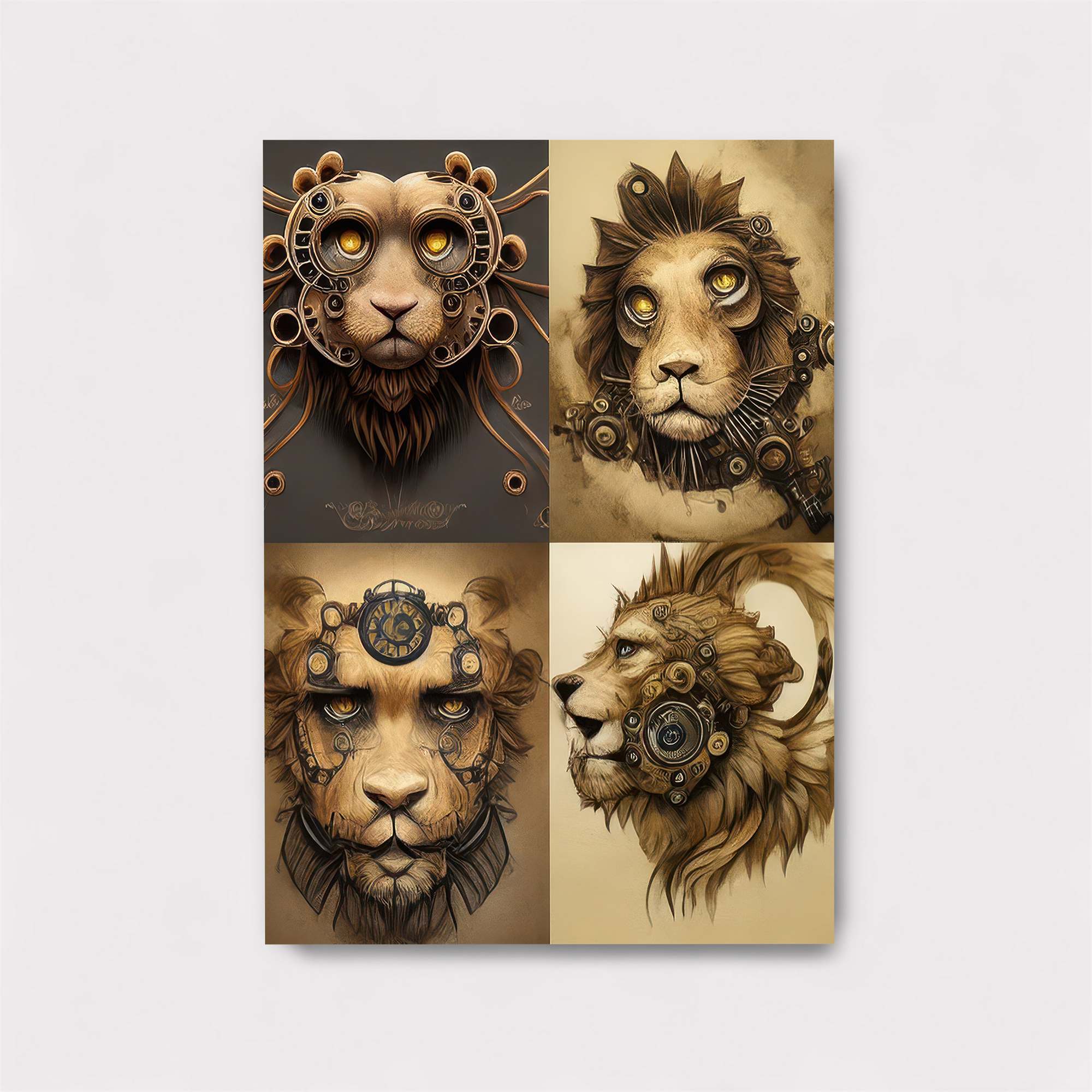Steampunk Serenity Safe Wall Magnetic / M