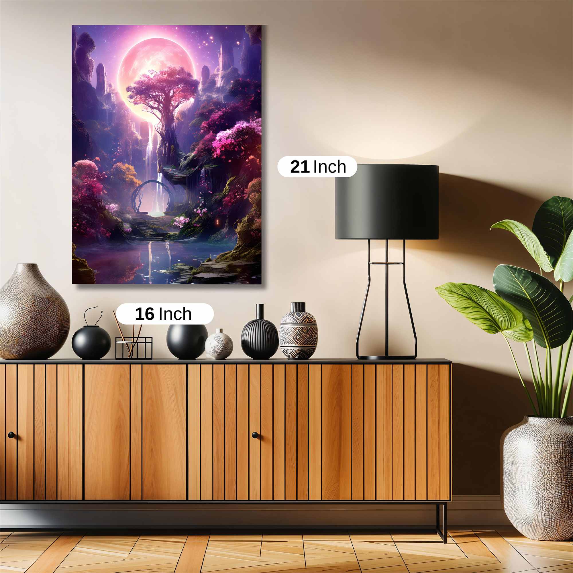 Moonlit Serenity Safe Wall Magnetic / M