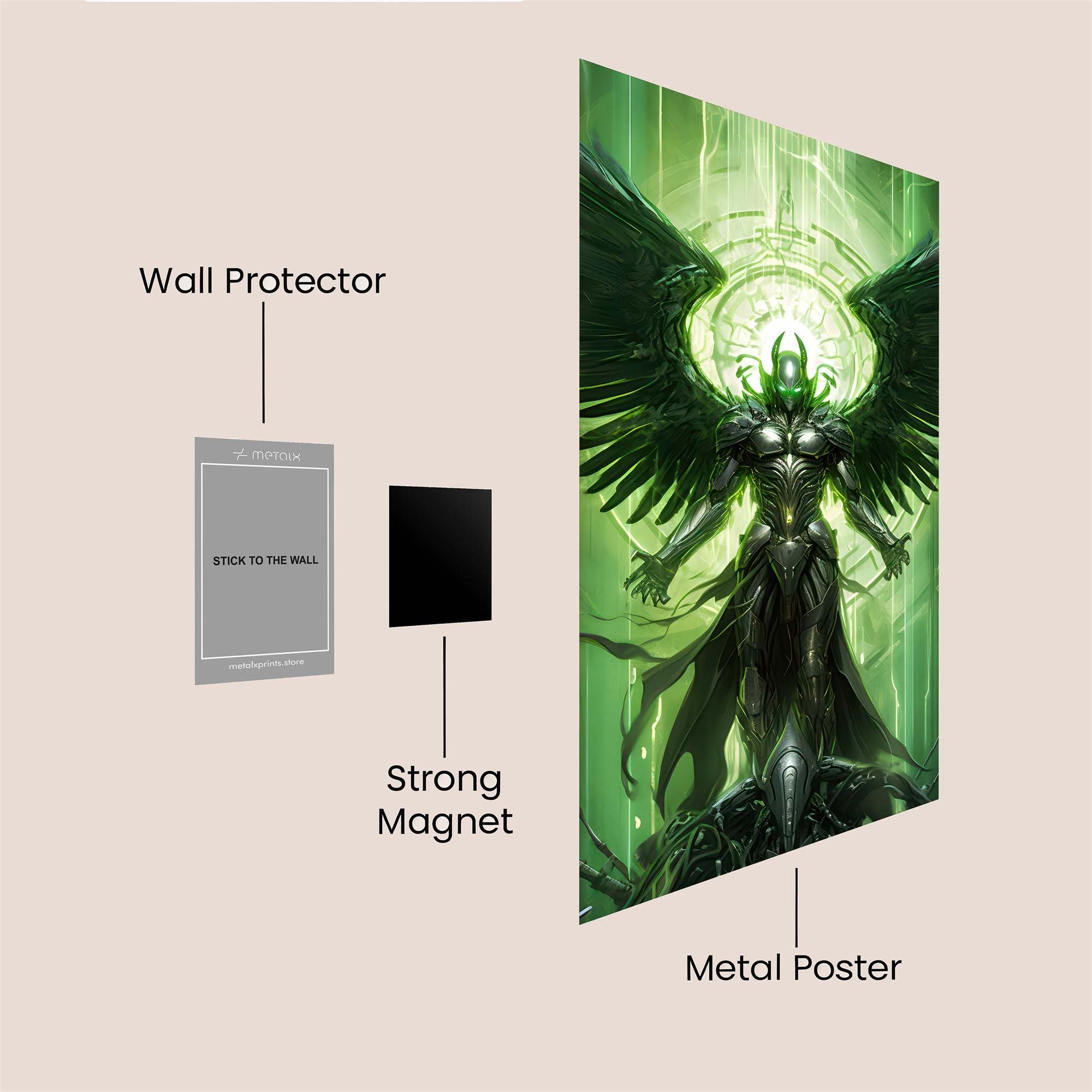 Angel Radiance Safe Wall Magnetic / M