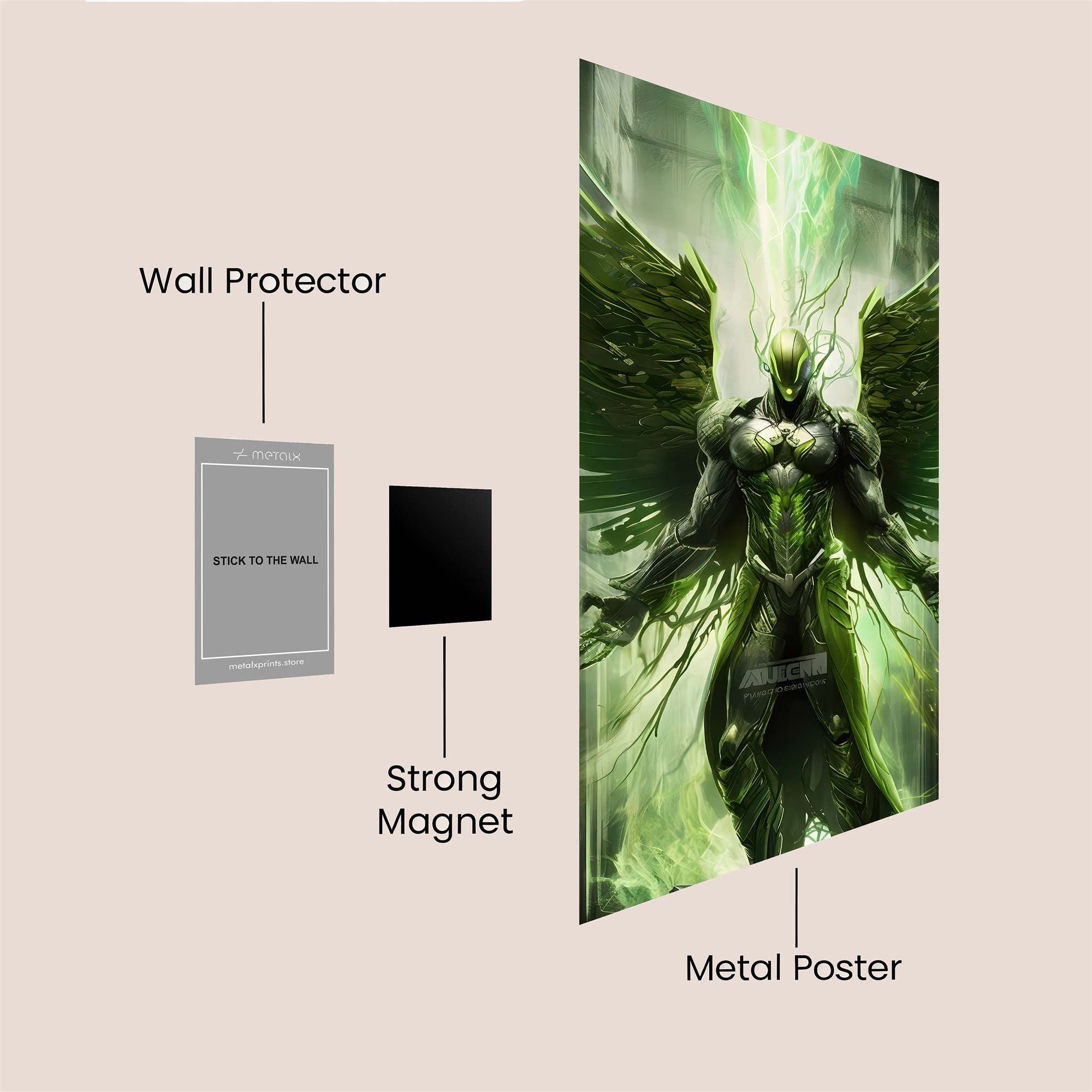 Arcane Guardian Safe Wall Magnetic / M