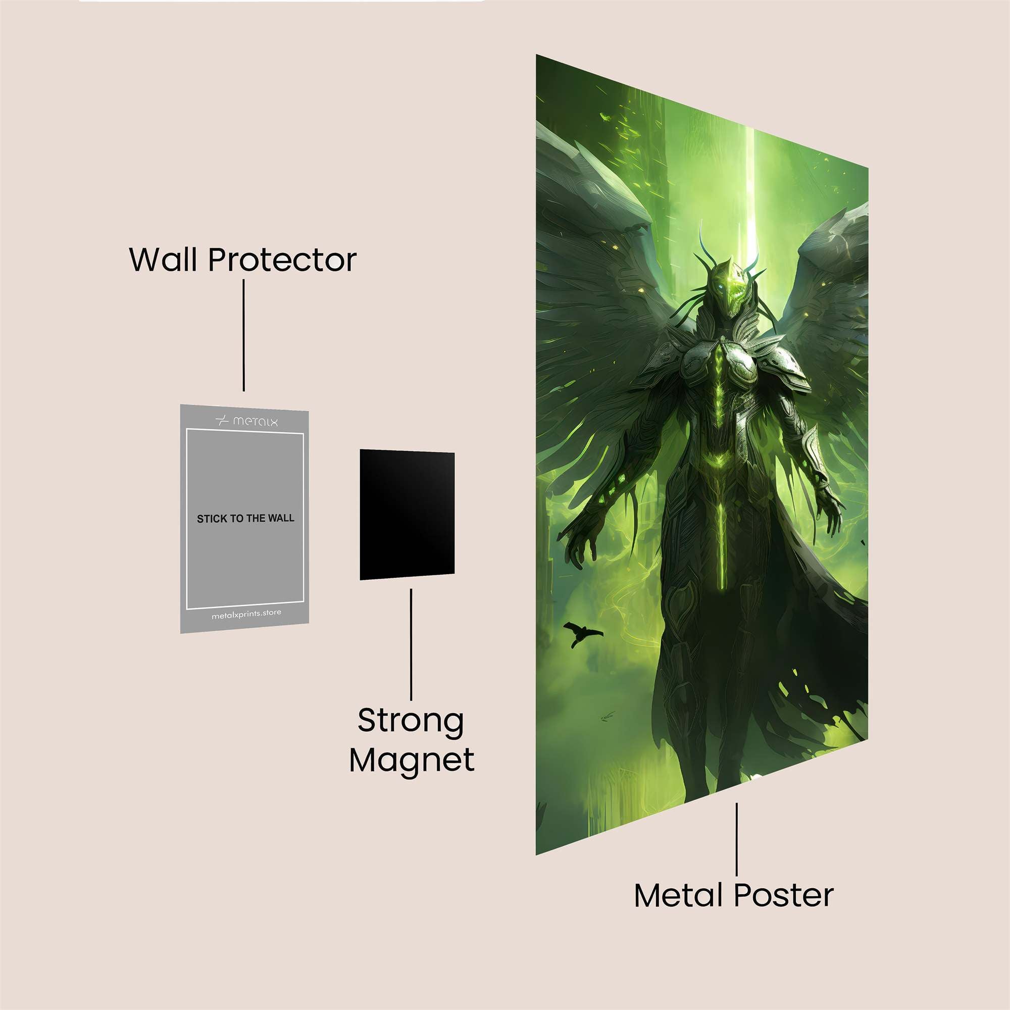 Nemesis Enigmatic Safe Wall Magnetic / M