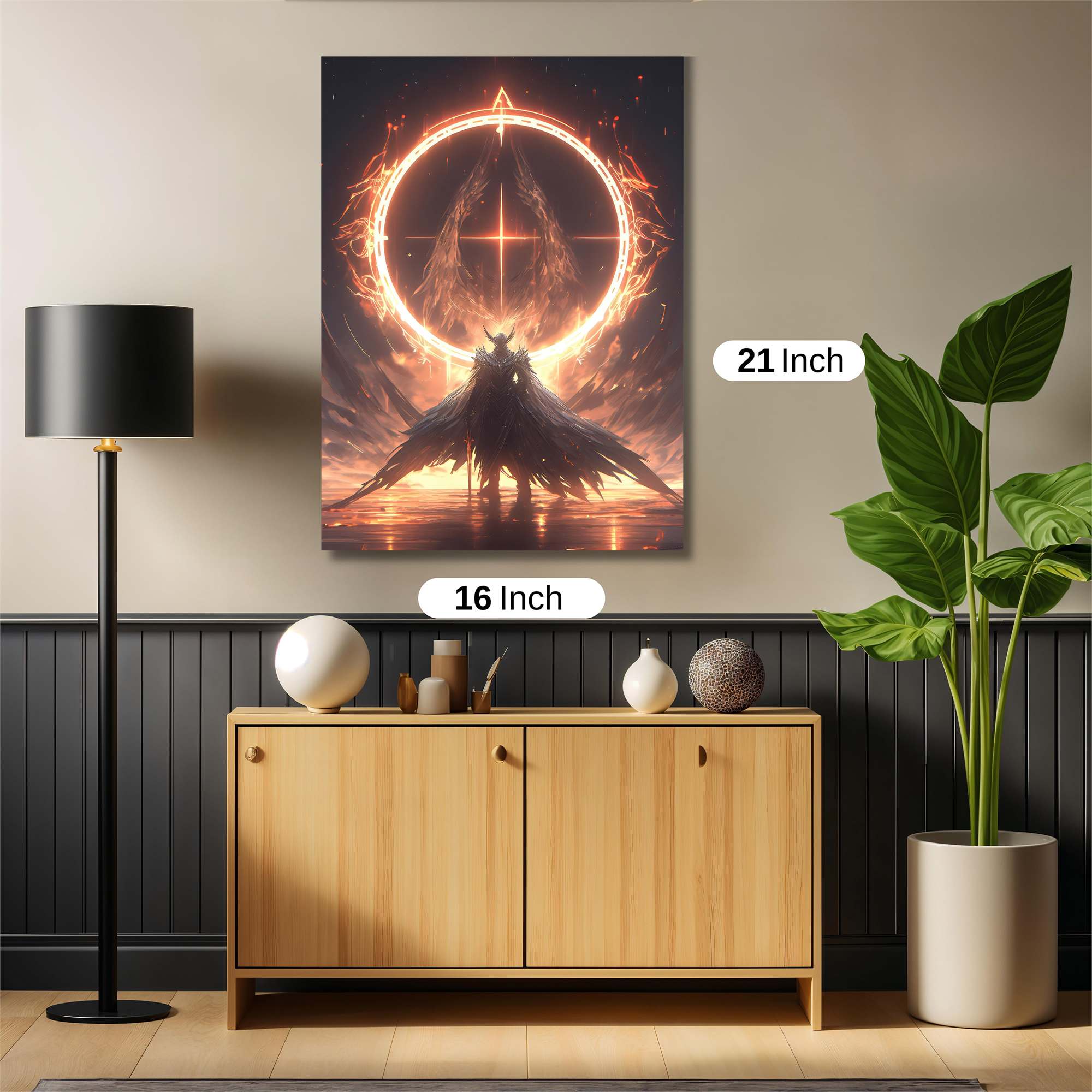Lucifer's Blaze Safe Wall Magnetic / M