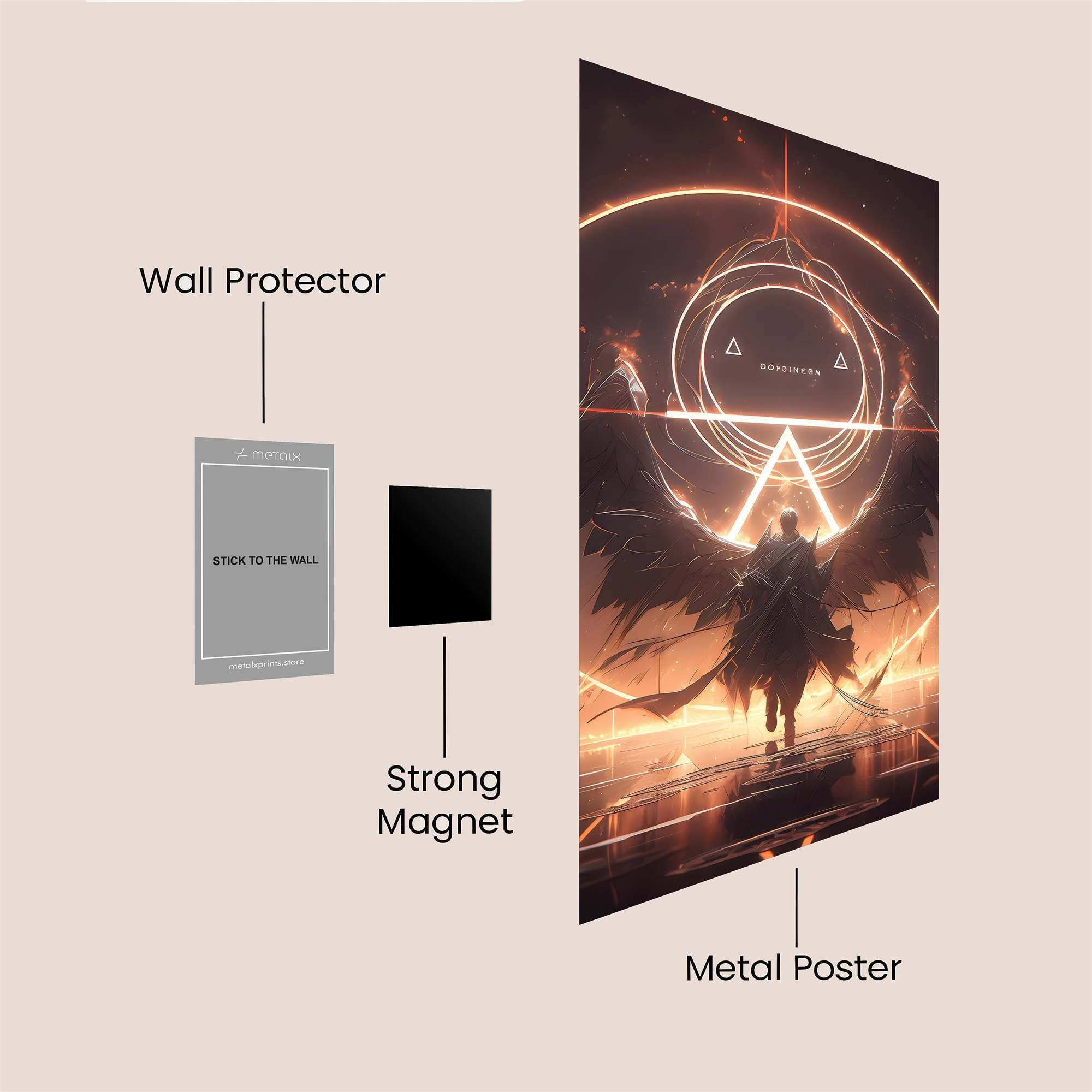 Angel Eclipse Safe Wall Magnetic / M